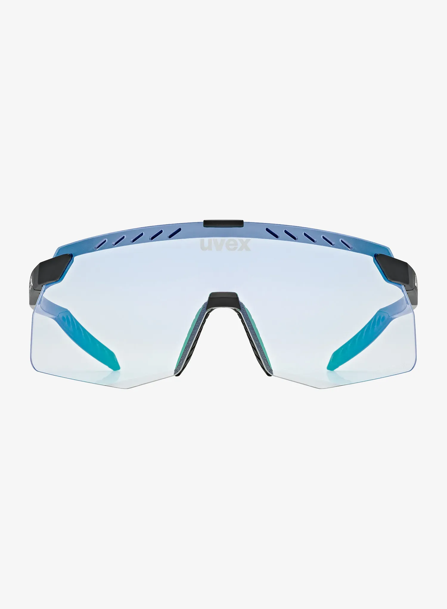 Cyklistické okuliare Uvex Pace Stage S V - black matt/mirror blue