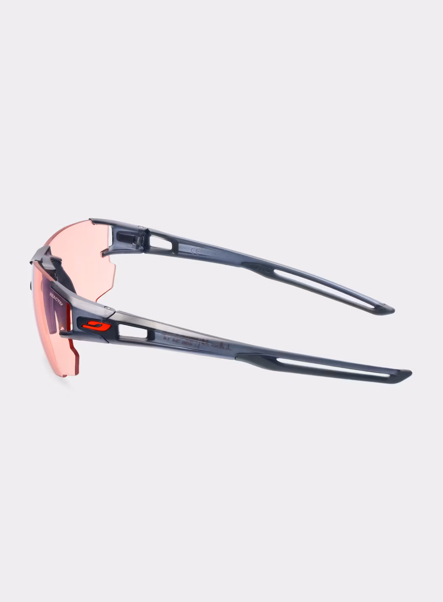 Slnečné okuliare dámske Julbo Aerolite - Reactiv 1-3 - translucent black/red
