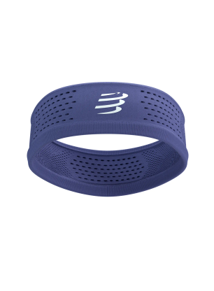 Bežecká čelenka Compressport Thin Headband On/Off - orient blue