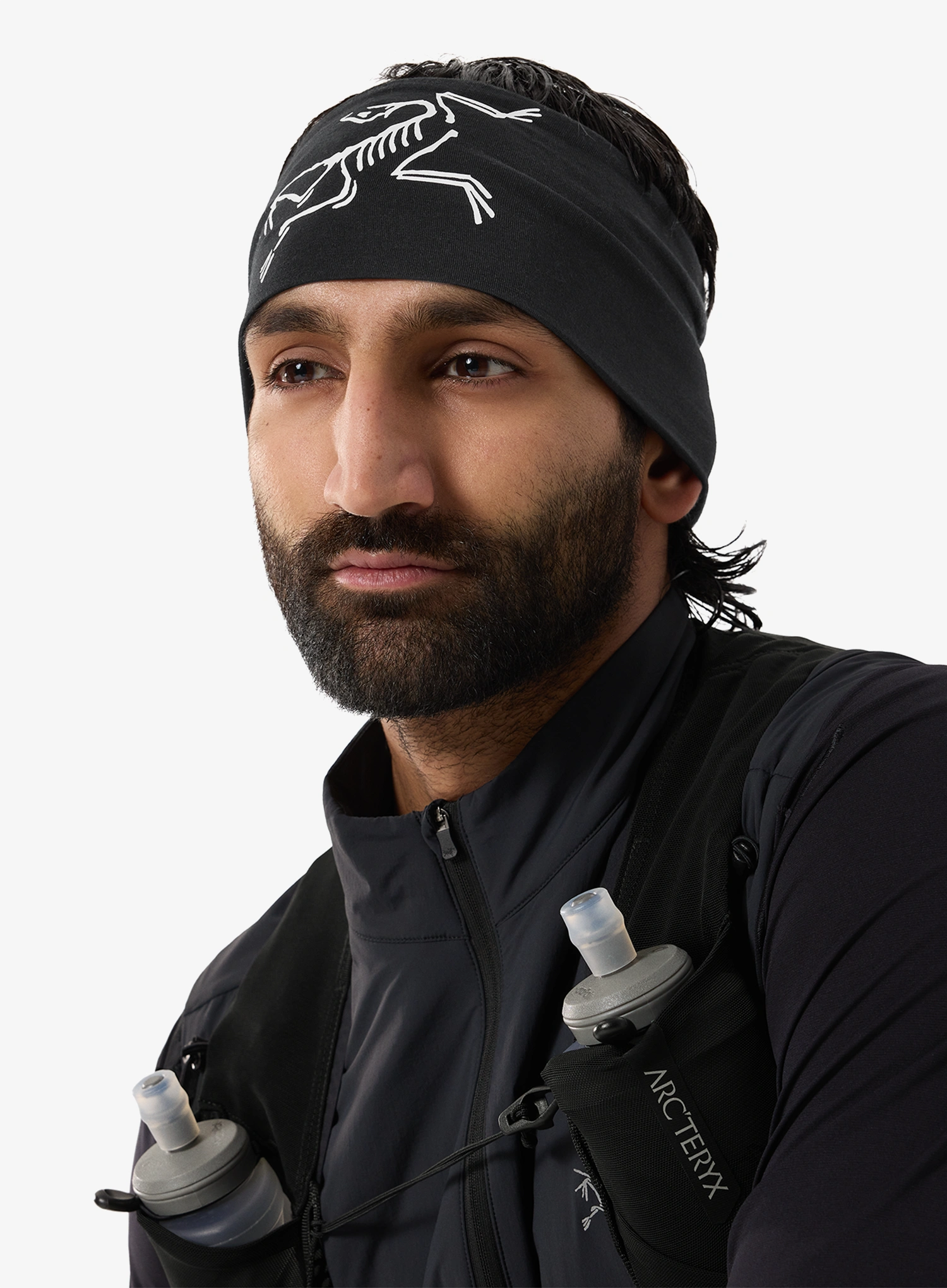 Čelenka Arcteryx Satoro Merino Headband - black/arctic silk
