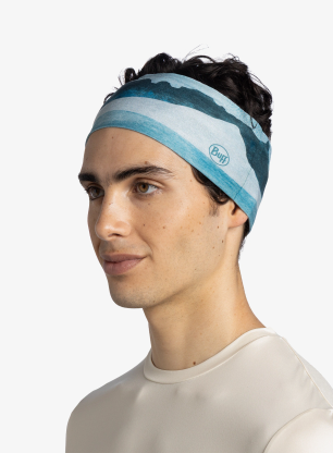Čelenka Buff Coolnet UV Wide Headband - aler teal