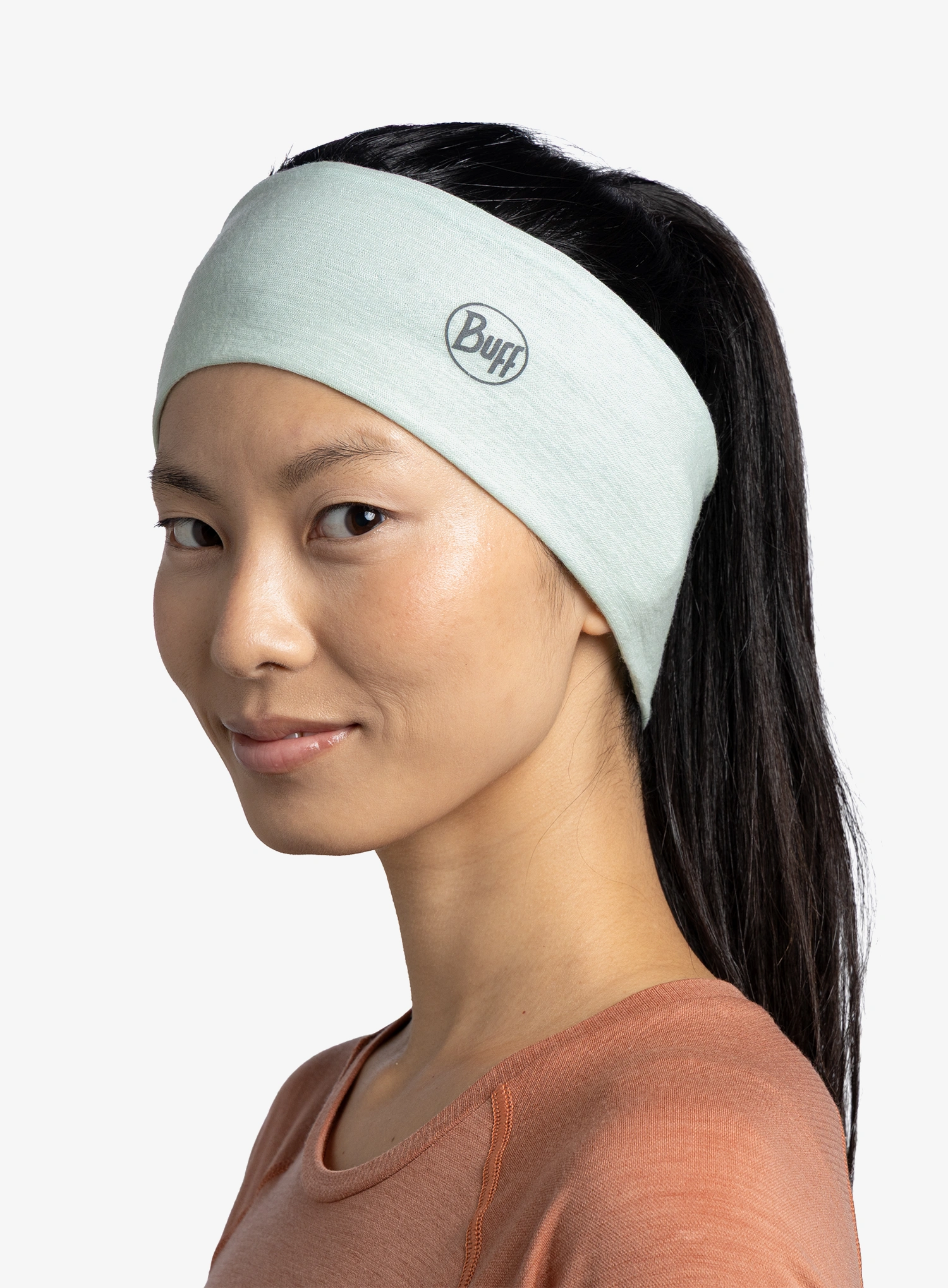 Čelenka Buff Merino Lightweight Headband - solid seagrove green