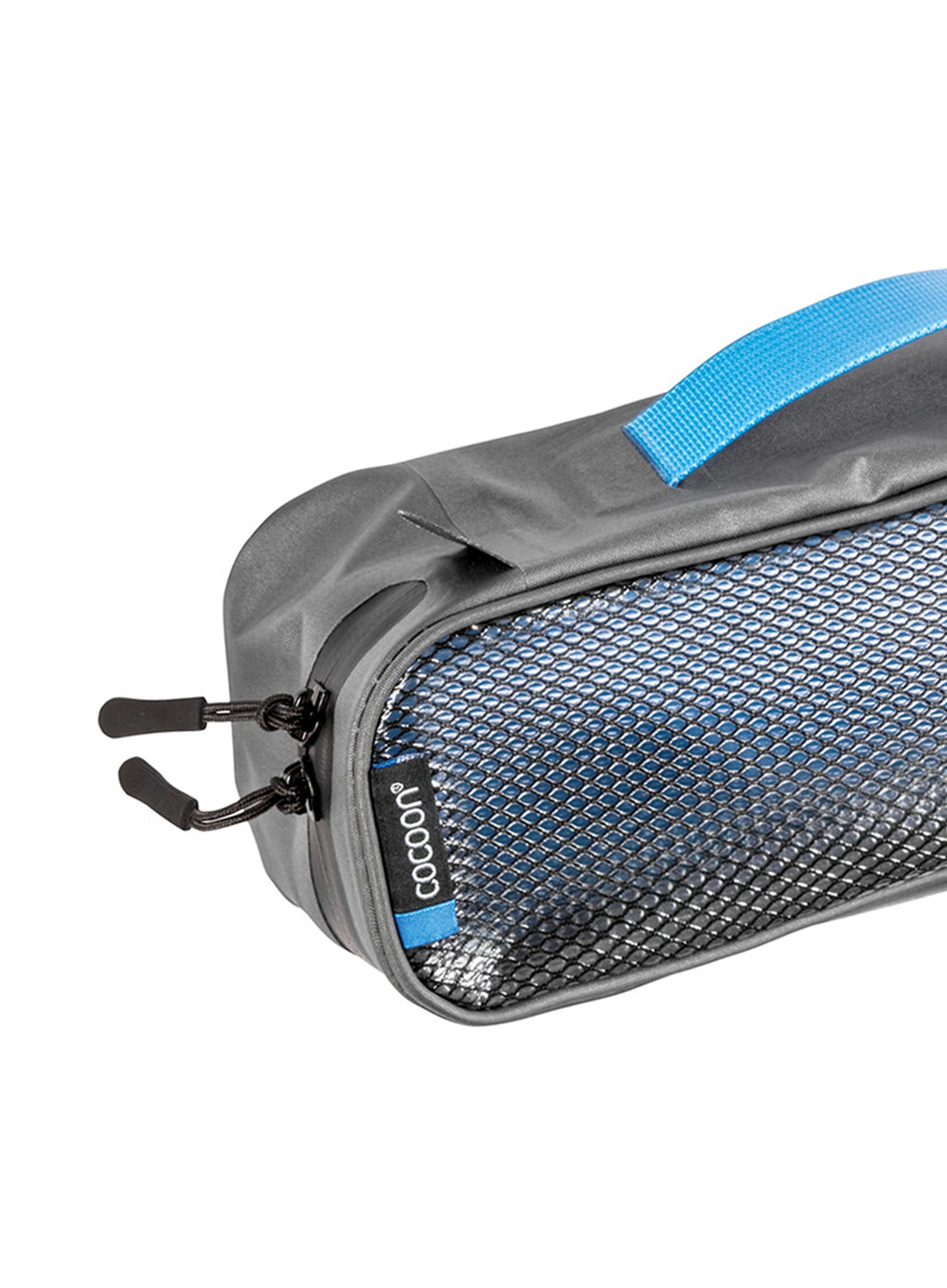 Cestovný organizér Cocoon Packing Cube - Laminated Net Top S - grey/blue