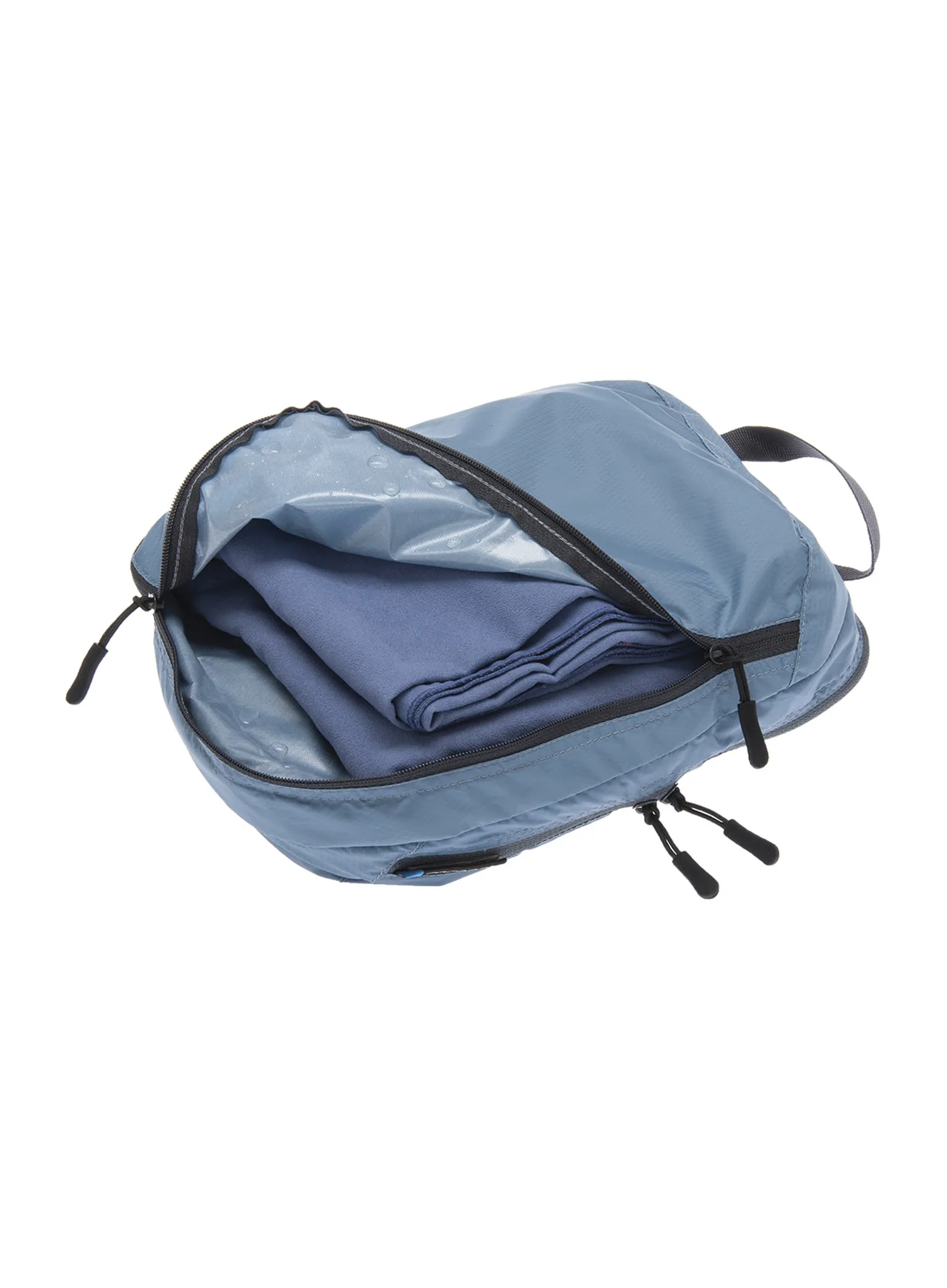 Cestovný organizér Cocoon Two-in-One Separated Packing Cube Light M - ash blue