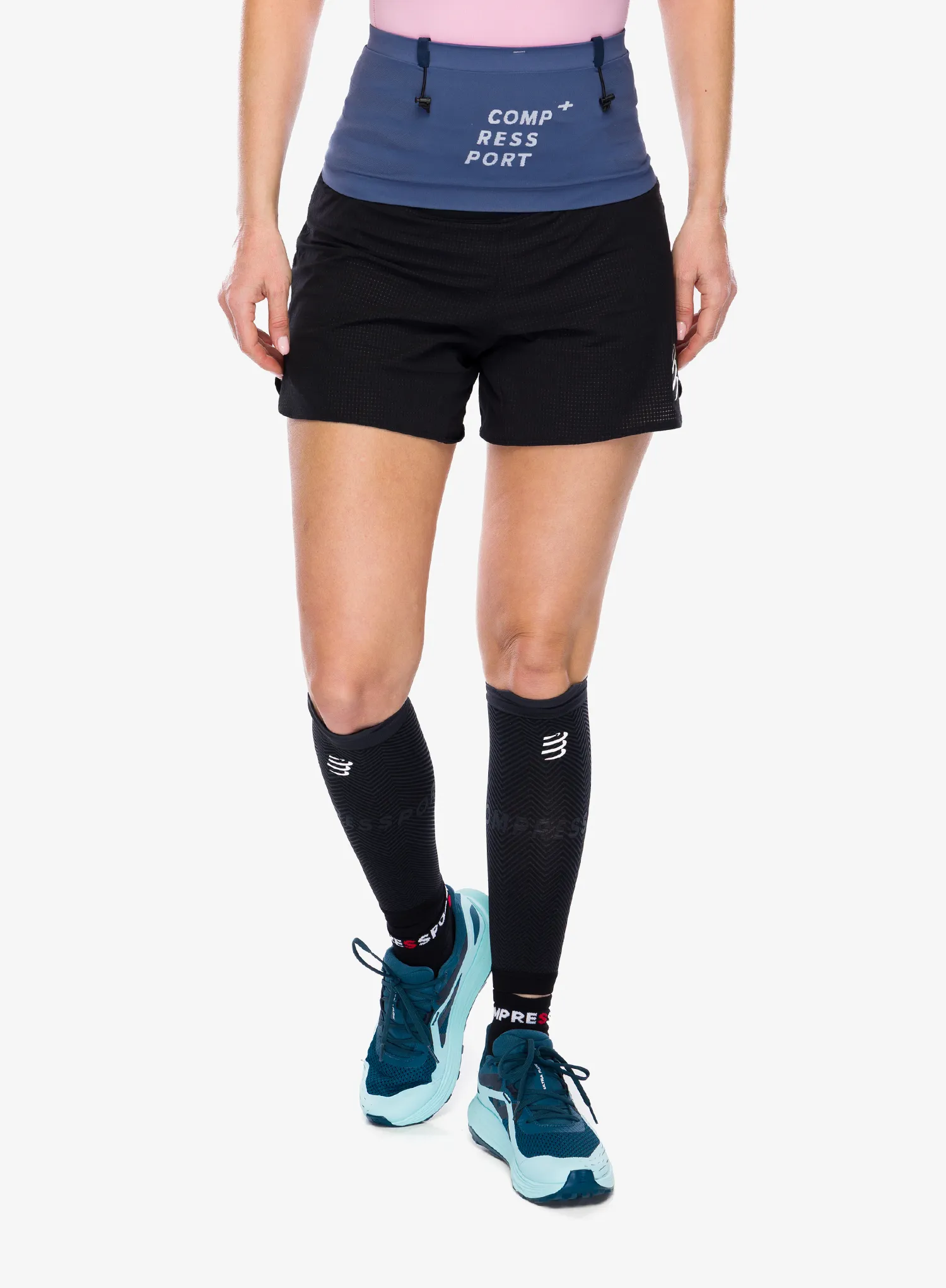 Opasok na beh Compressport Free Belt Pro - indigo