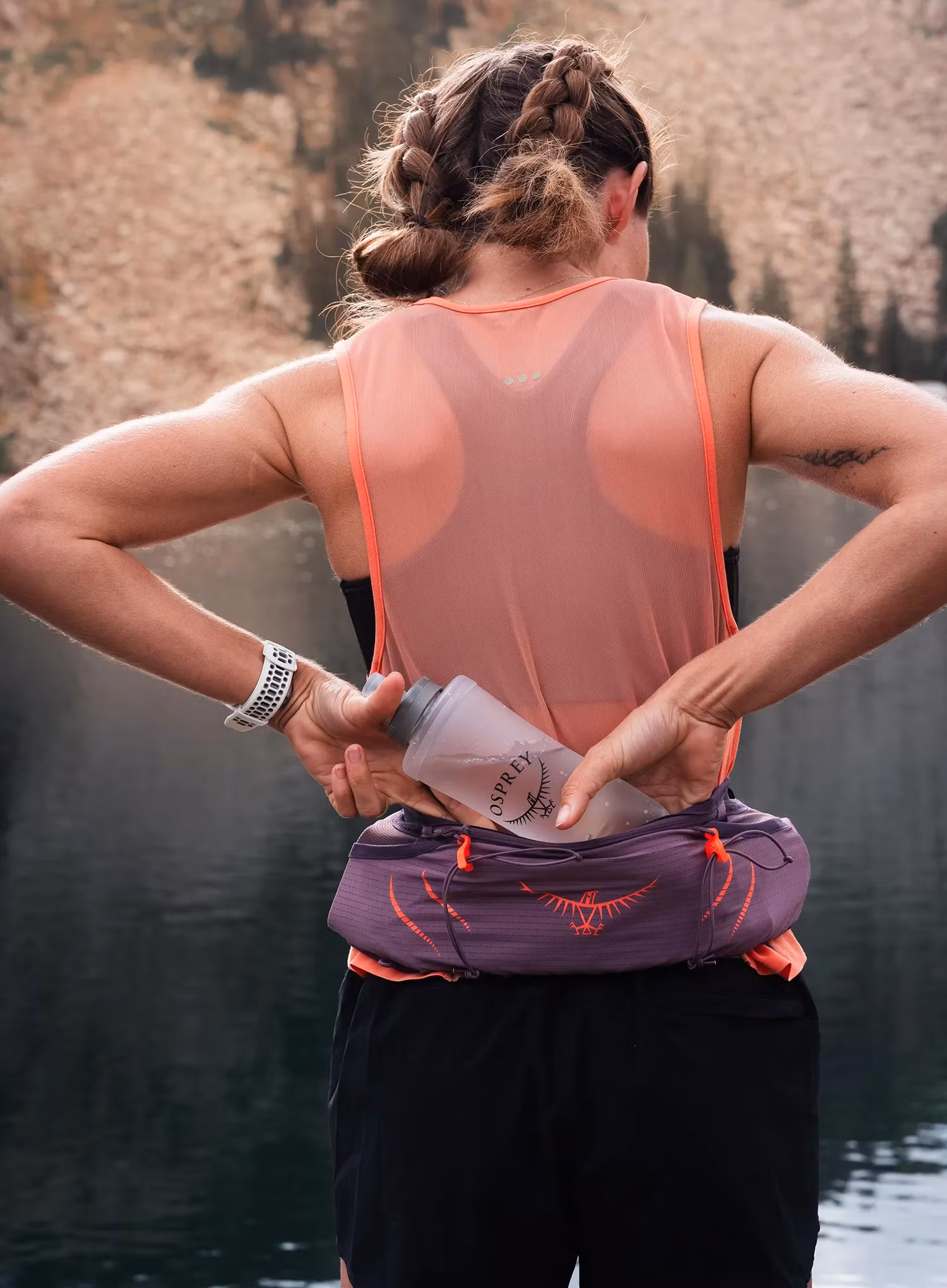 Opasok na beh Osprey Duro Dyna Pro Belt - purple dusk