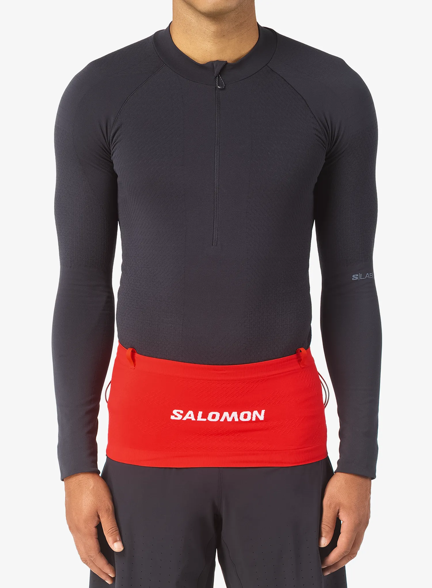 Opasok na beh Salomon Adv Skin Seamless Belt - flame scarlet/white