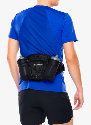 Opasok na beh Salomon Cross Belt 2 Bottles - ebony/black