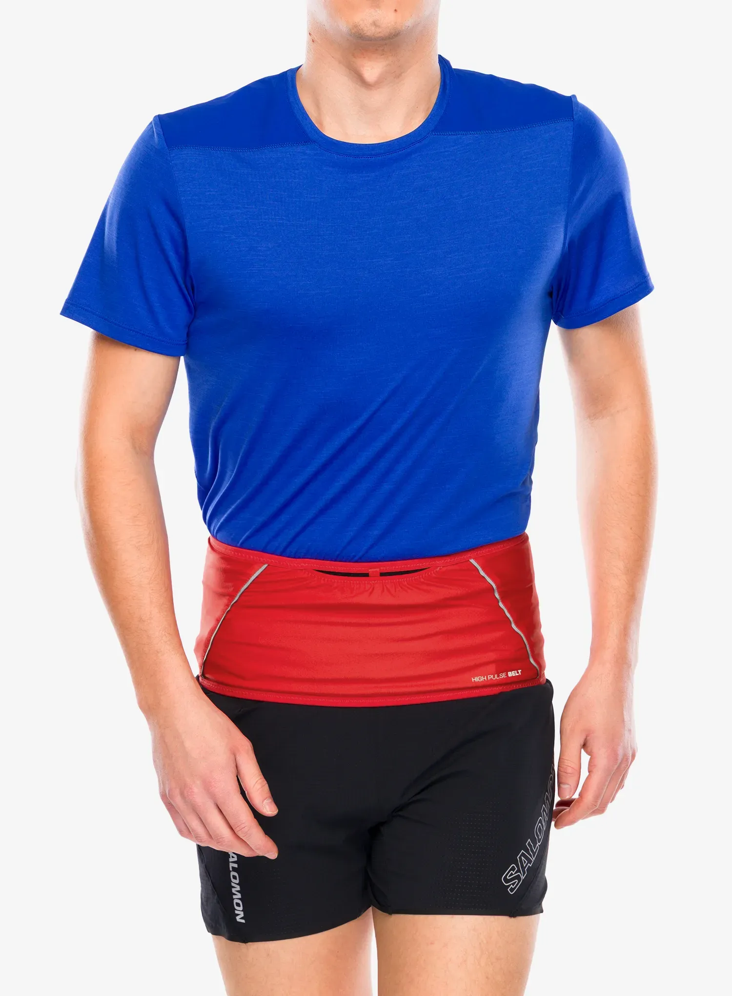 Bežecký opasok Salomon High Pulse Belt - high risk red/black