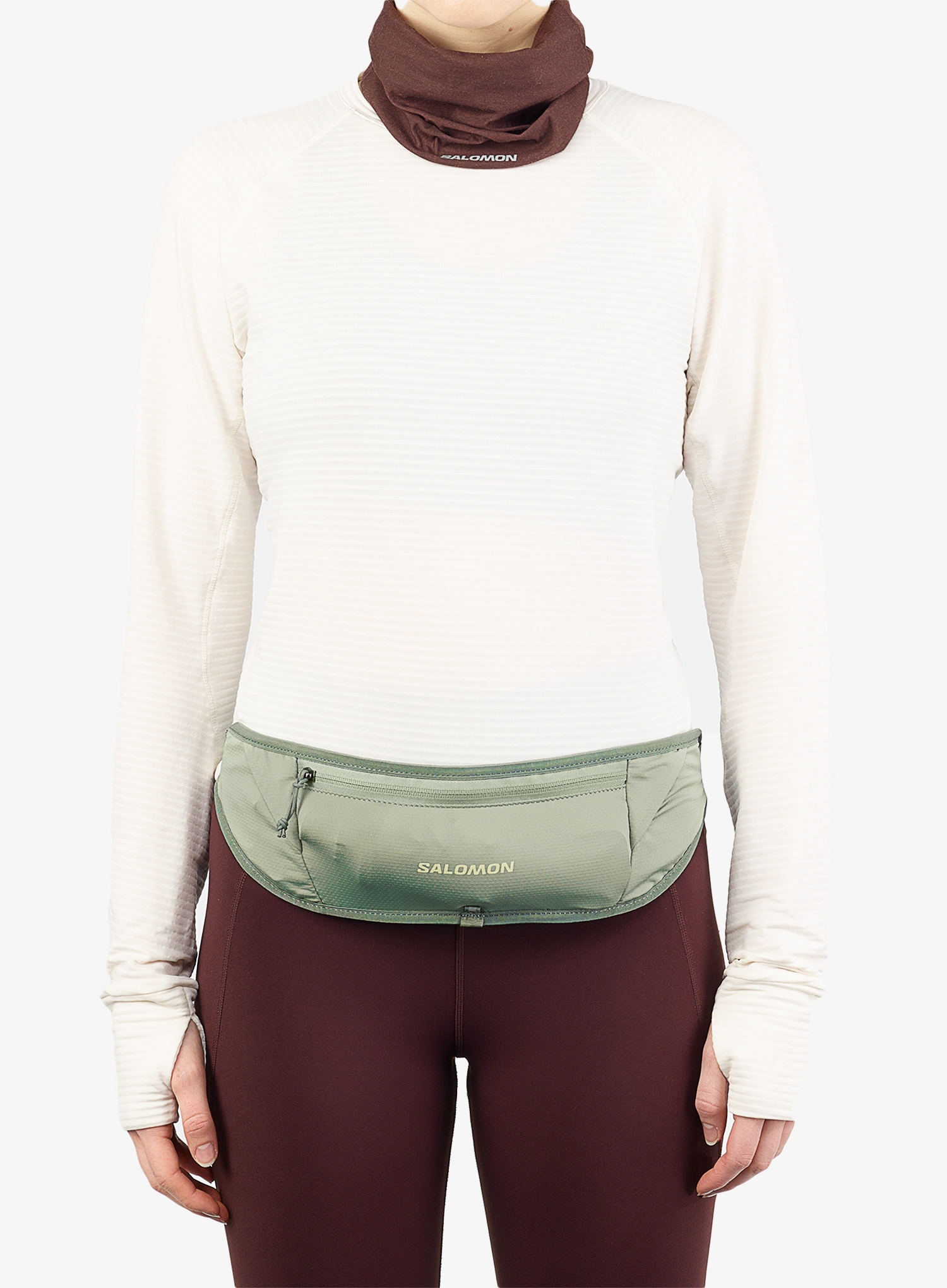 Bežecký opasok Salomon Pulse Sling Belt  - lily pad/laurel wreath