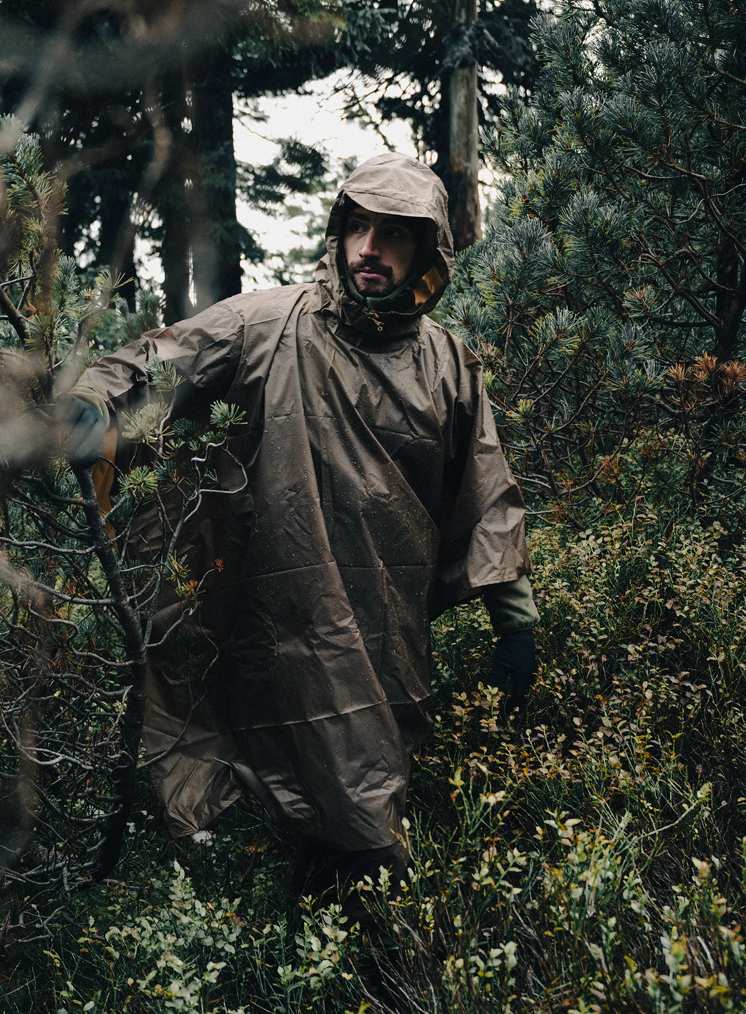Pončo turistické Helikon-Tex Lightweight Poncho - black