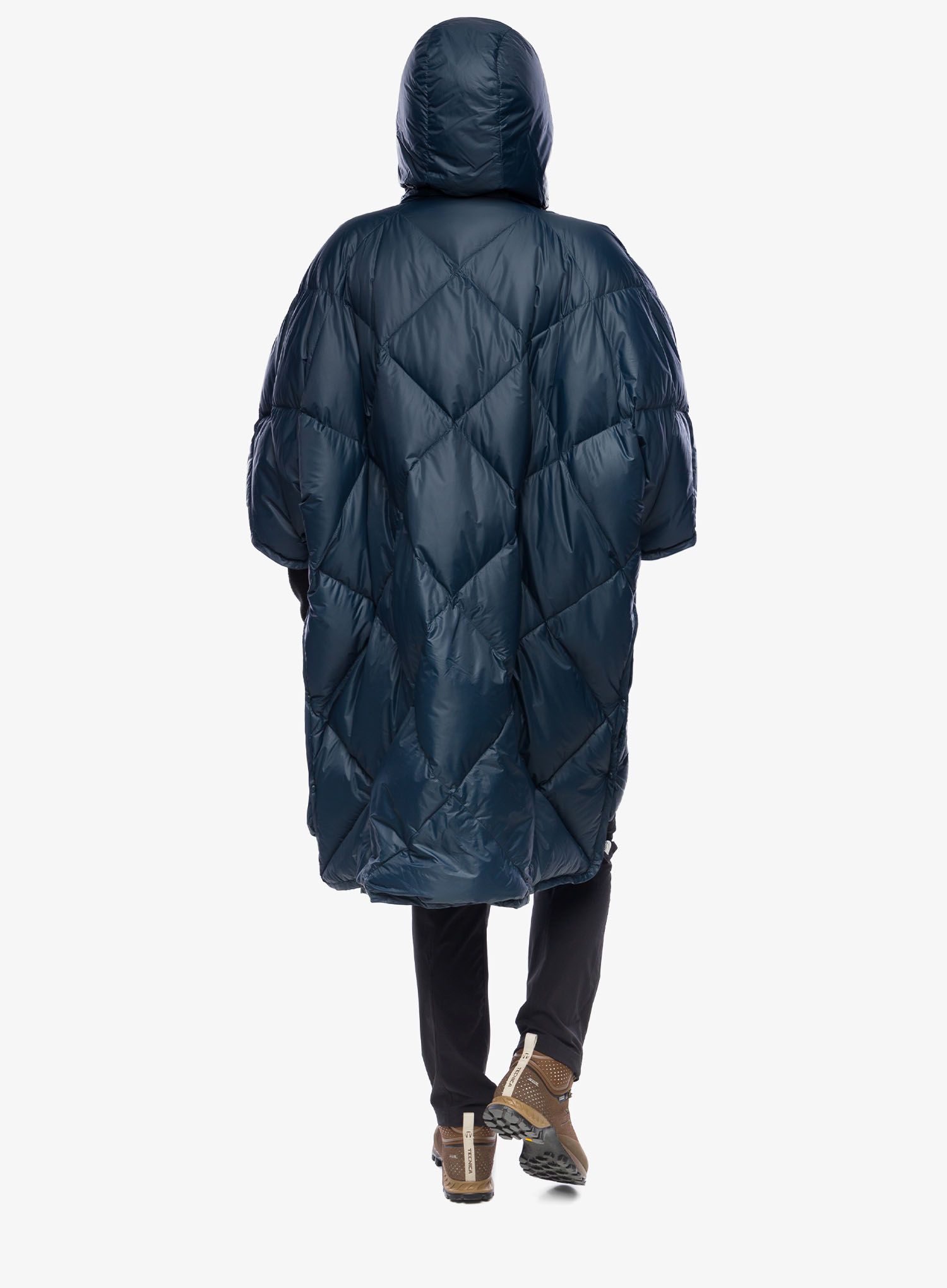 Pončo turistické Therm a Rest Honcho Poncho Down - outspace blue