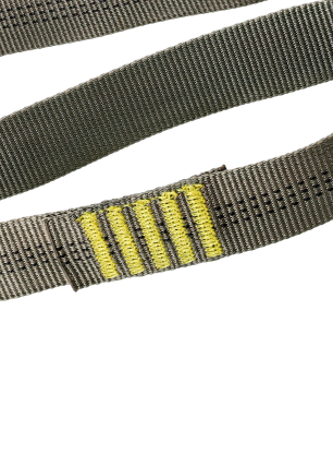 Zošitá slučka Beal 100 cm x 30 mm - khaki