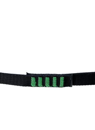 Zošitá slučka Beal 120 cm x 18 mm - black/black