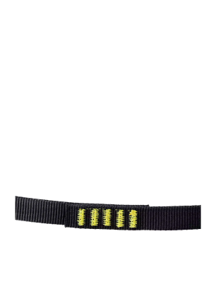 Zošitá slučka Beal 150 cm x 18 mm - black/black