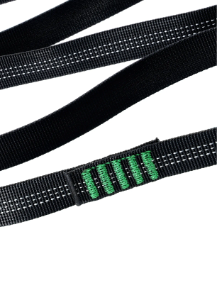 Zošitá slučka Beal 175 cm x 26 mm - black