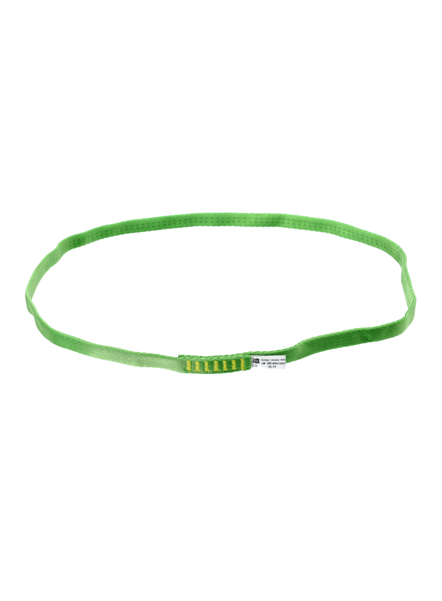 Zošitá slučka Beal 60 cm x 16 mm - green