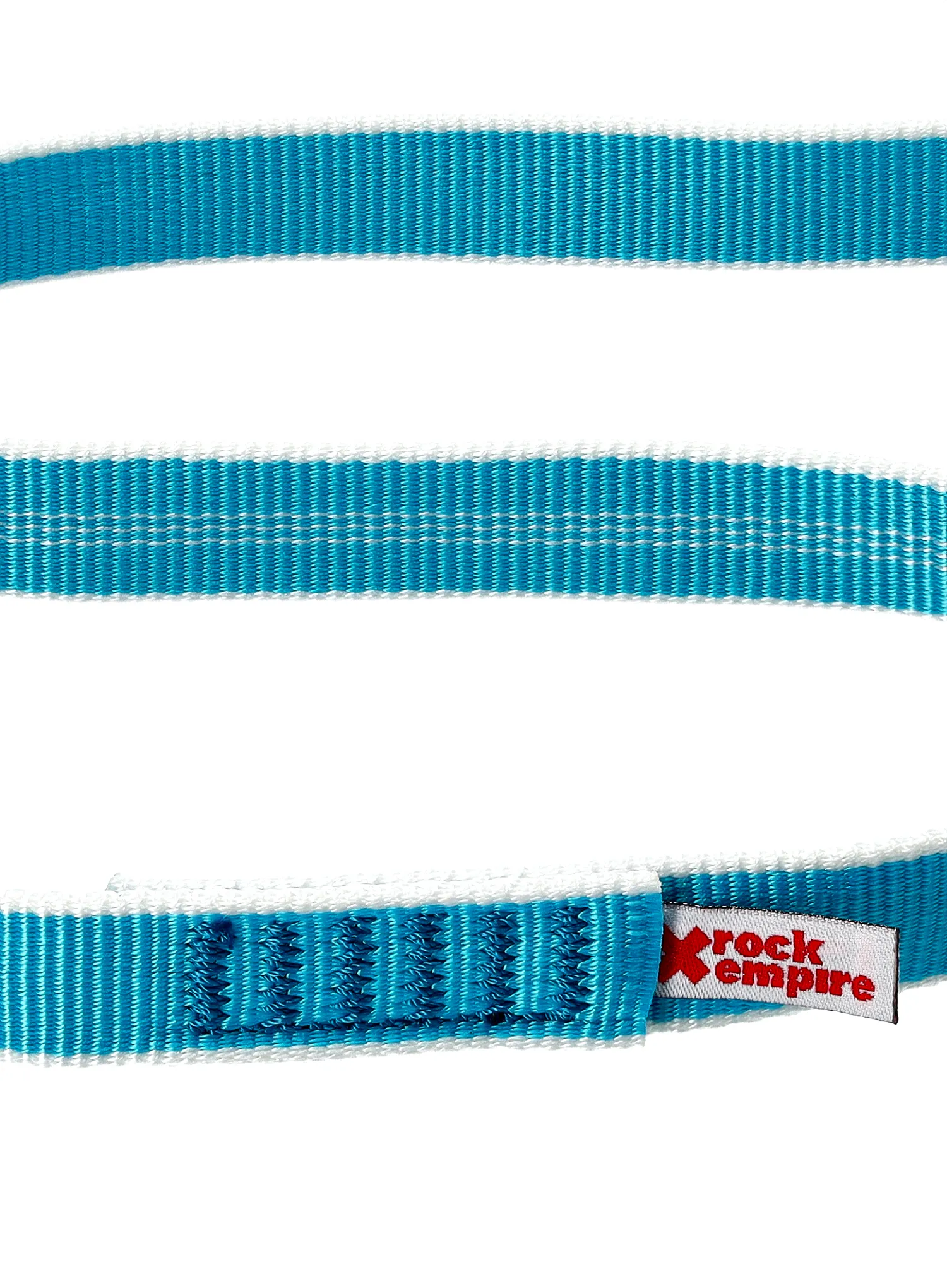 Zošitá slučka Rock Empire Open Sling PA 20 mm 60 cm - aqua