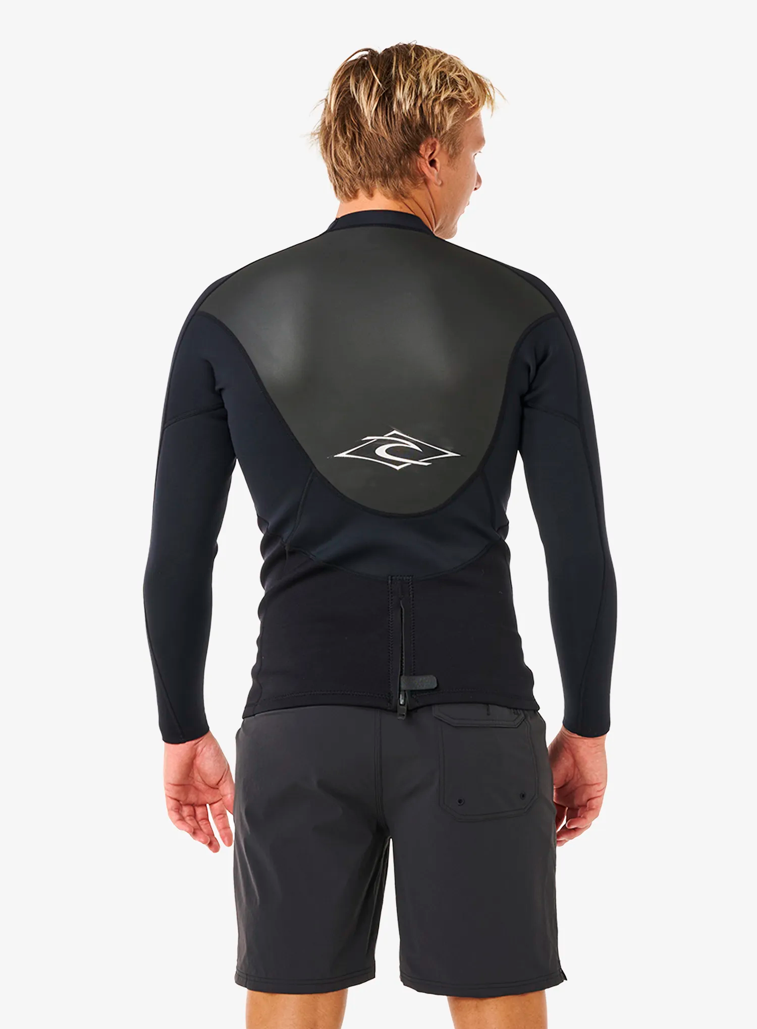 Pánsky neoprénový oblek Rip Curl Omega LS Jkt 1.5 - black