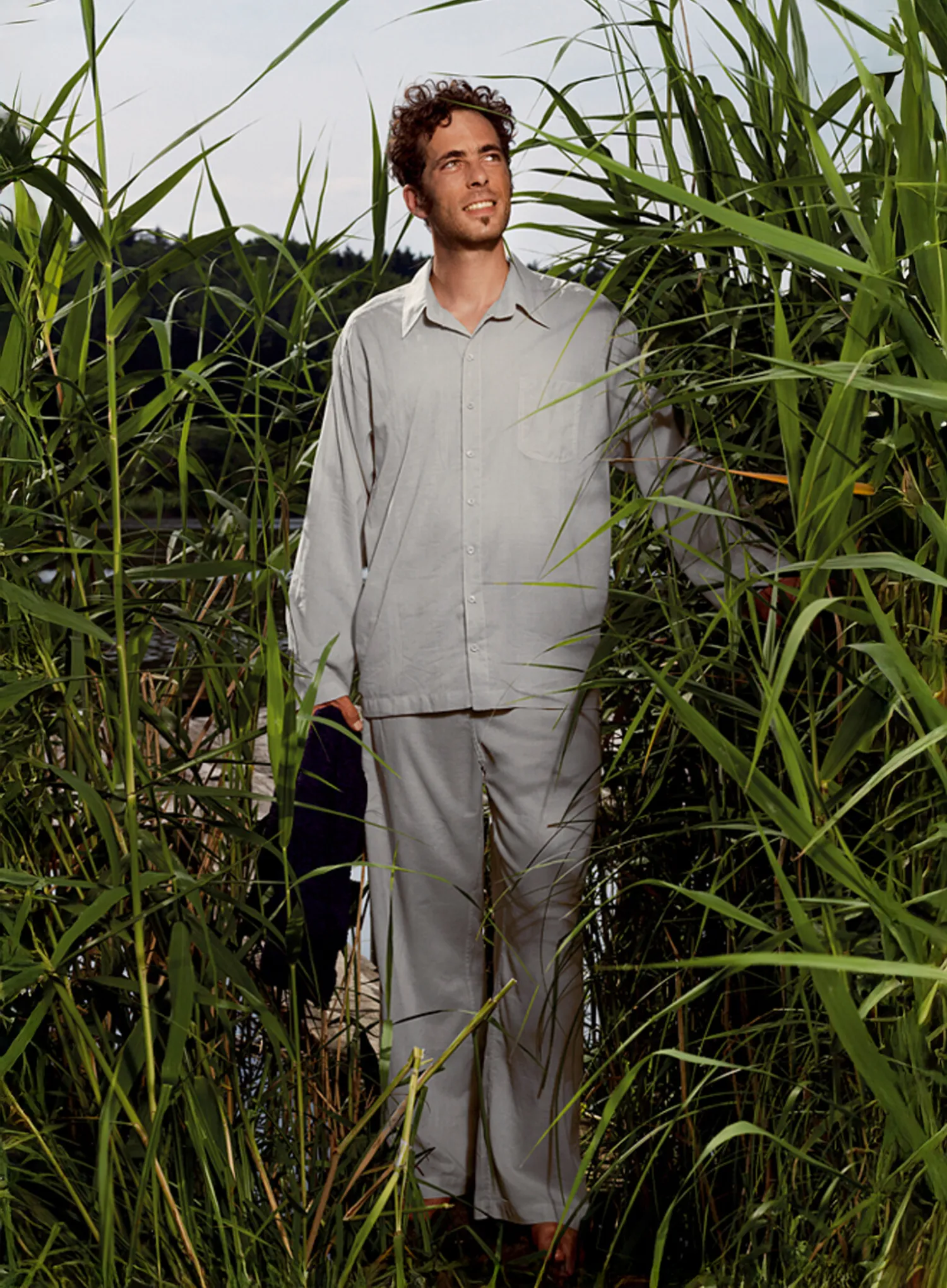 Pyžamo Cocoon Travel Pyjama - Insect Shield - safari grey