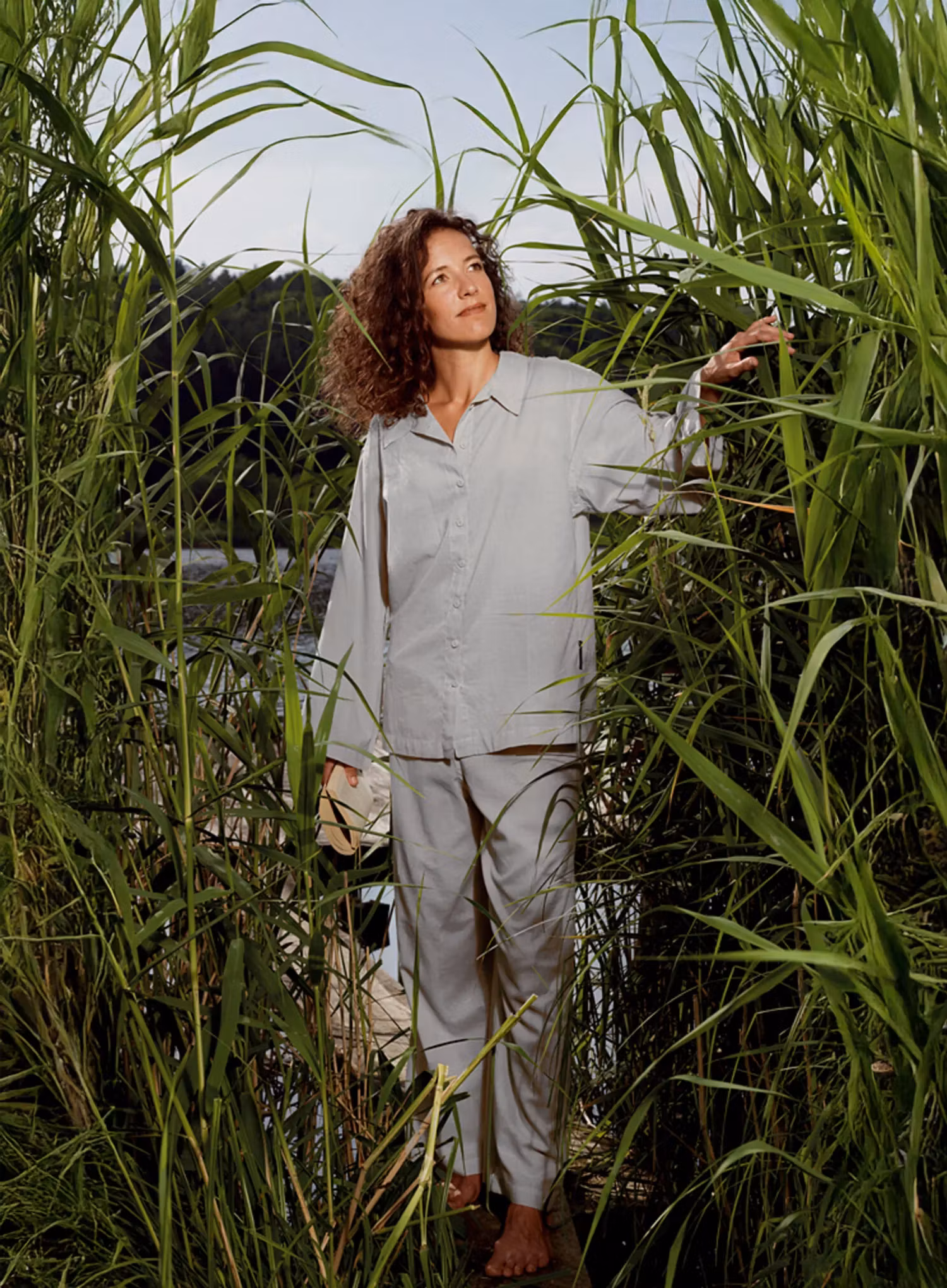 Dámske pyžamo Cocoon Travel Pyjama - Insect Shield - safari grey