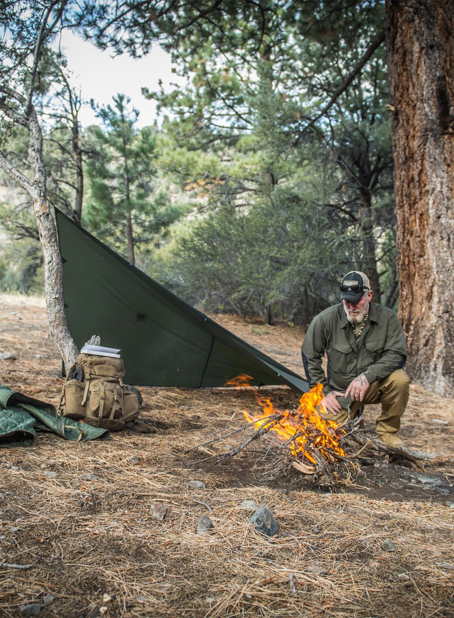Bivakovací vak Helikon-Tex Supertarp Small - olive green
