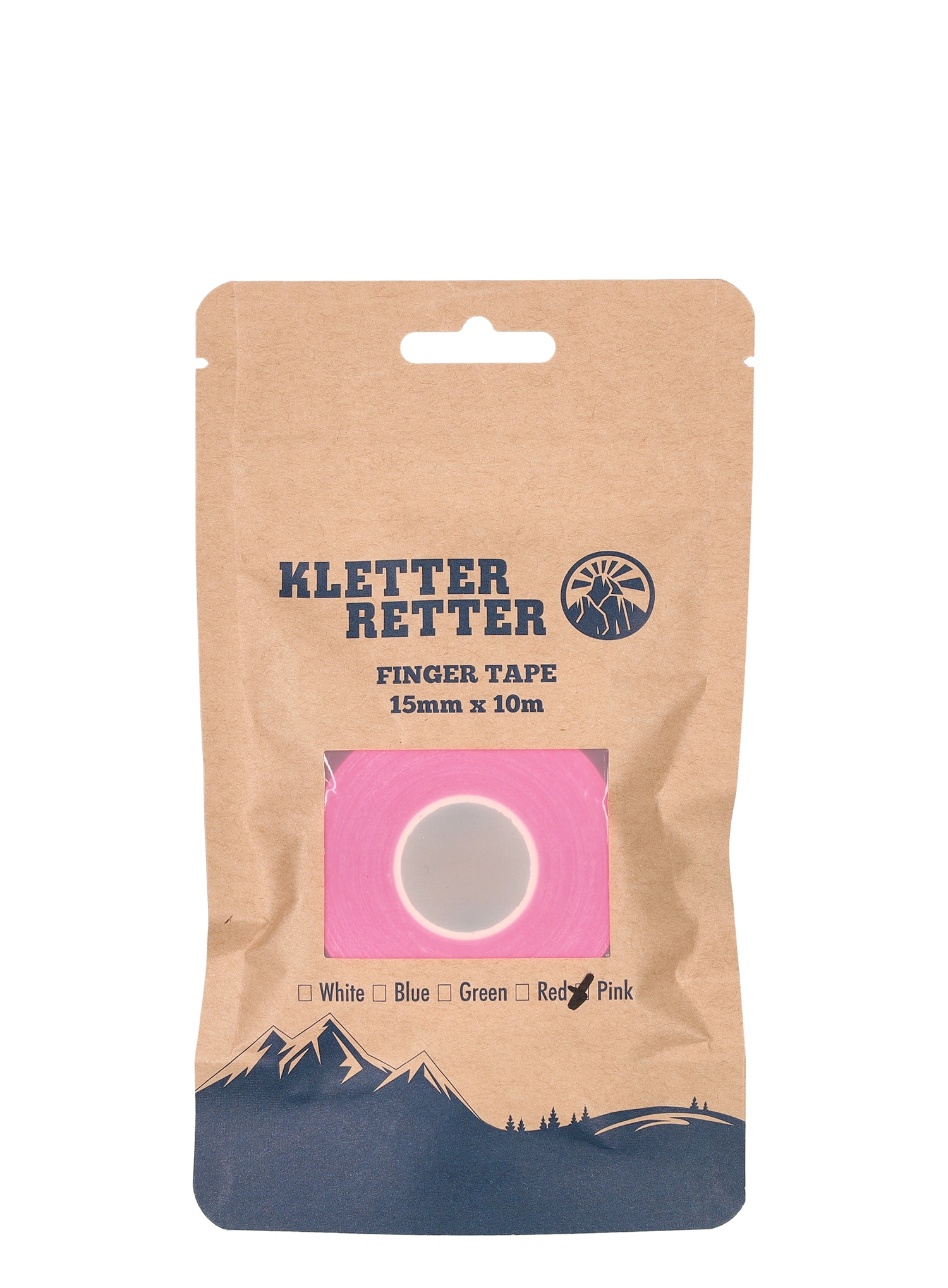Tejpovacia páska Kletter Retter Finger Tape 15 mm 10 m - pink