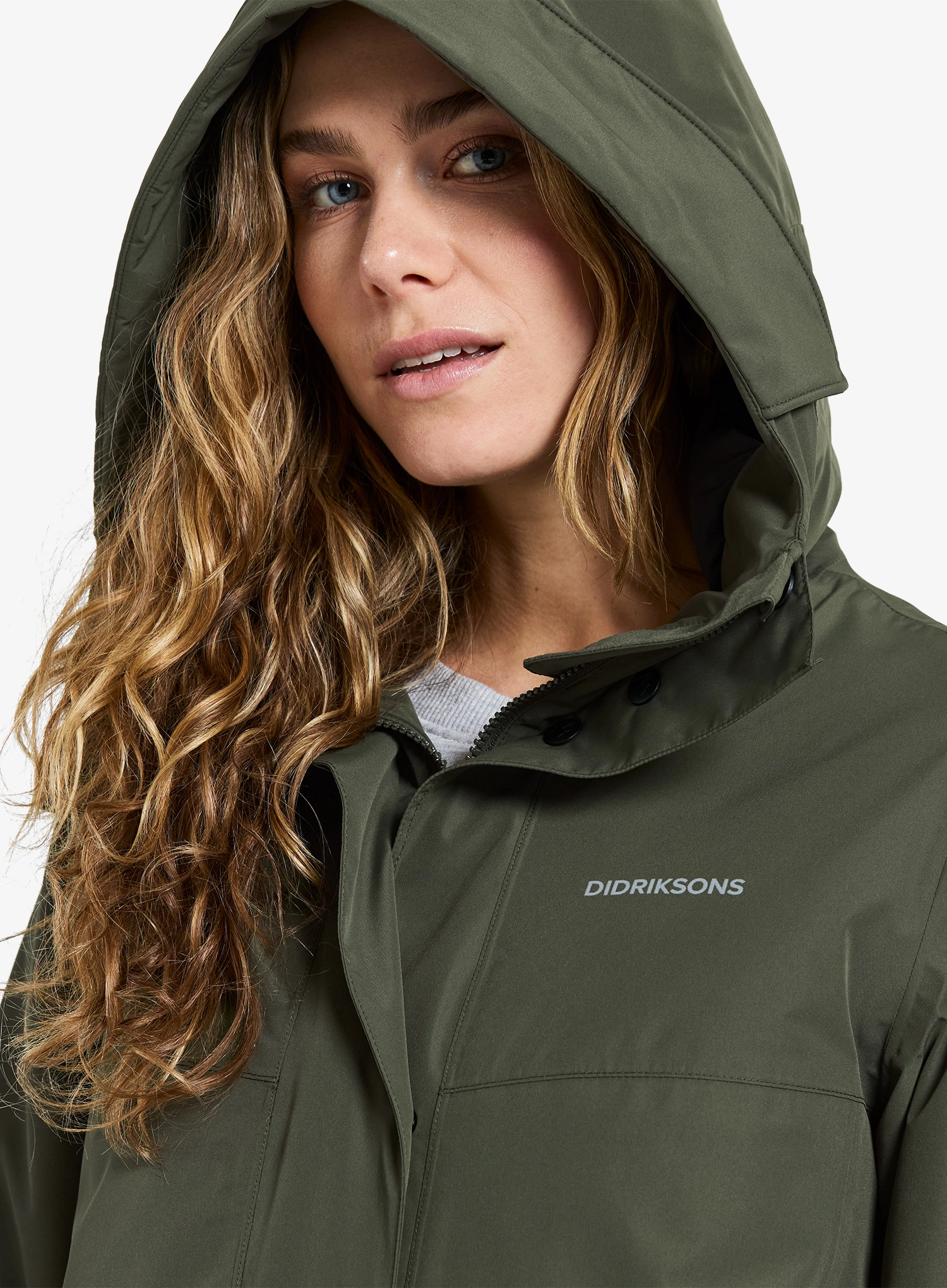 Dámsky kabát Didriksons Selina Parka - deep green