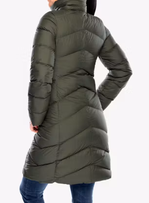 Dámsky páperový kabát Marmot Montreaux Coat - nori