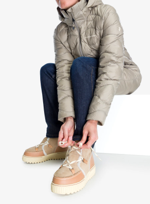 Dámsky páperový kabát Peak Performance Helium Down Coat - avid beige