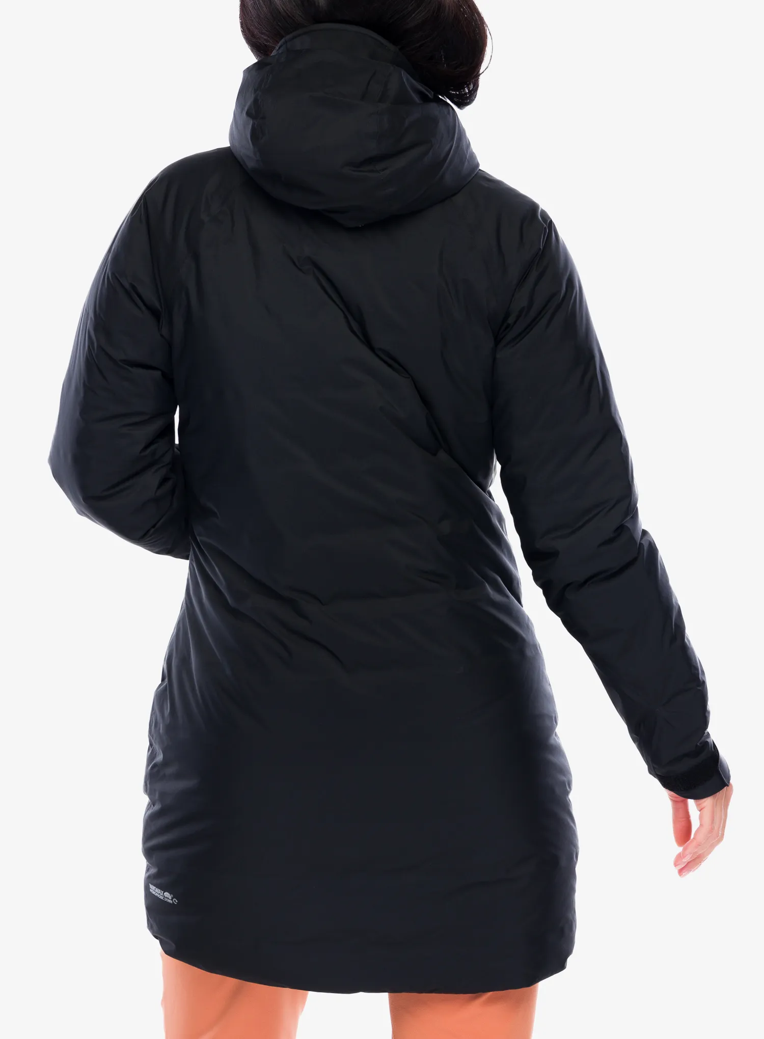 Dámsky páperový kabát Rab Valiance Parka - black