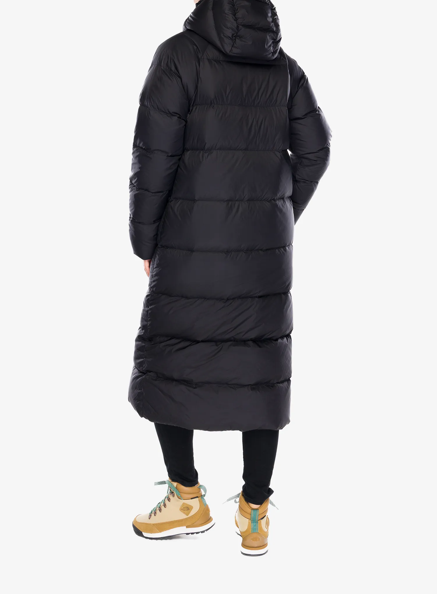 Dámsky páperový kabát The North Face Hydrenalite City Long Down Hooded Parka - tnf black