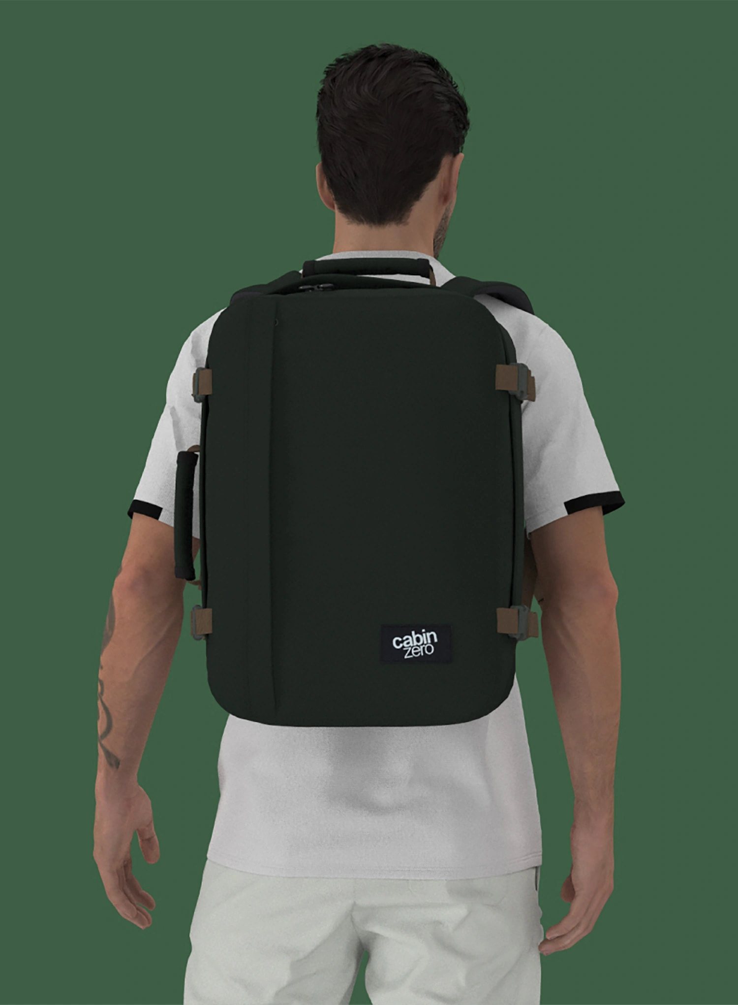Batoh do lietadla CabinZero Classic 36 L - black sand