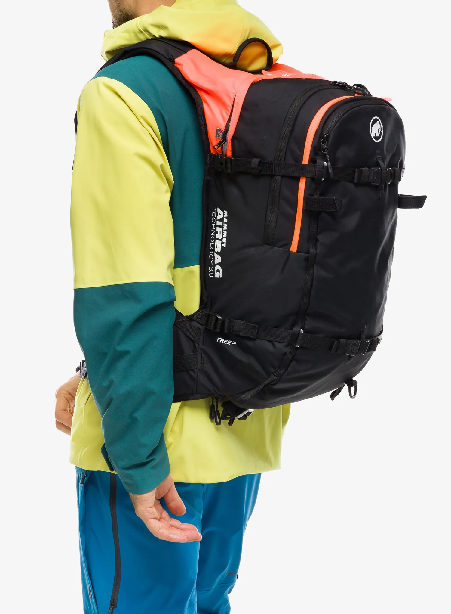 Lavínový batoh Mammut Free 28 Removable Airbag 3.0 - black