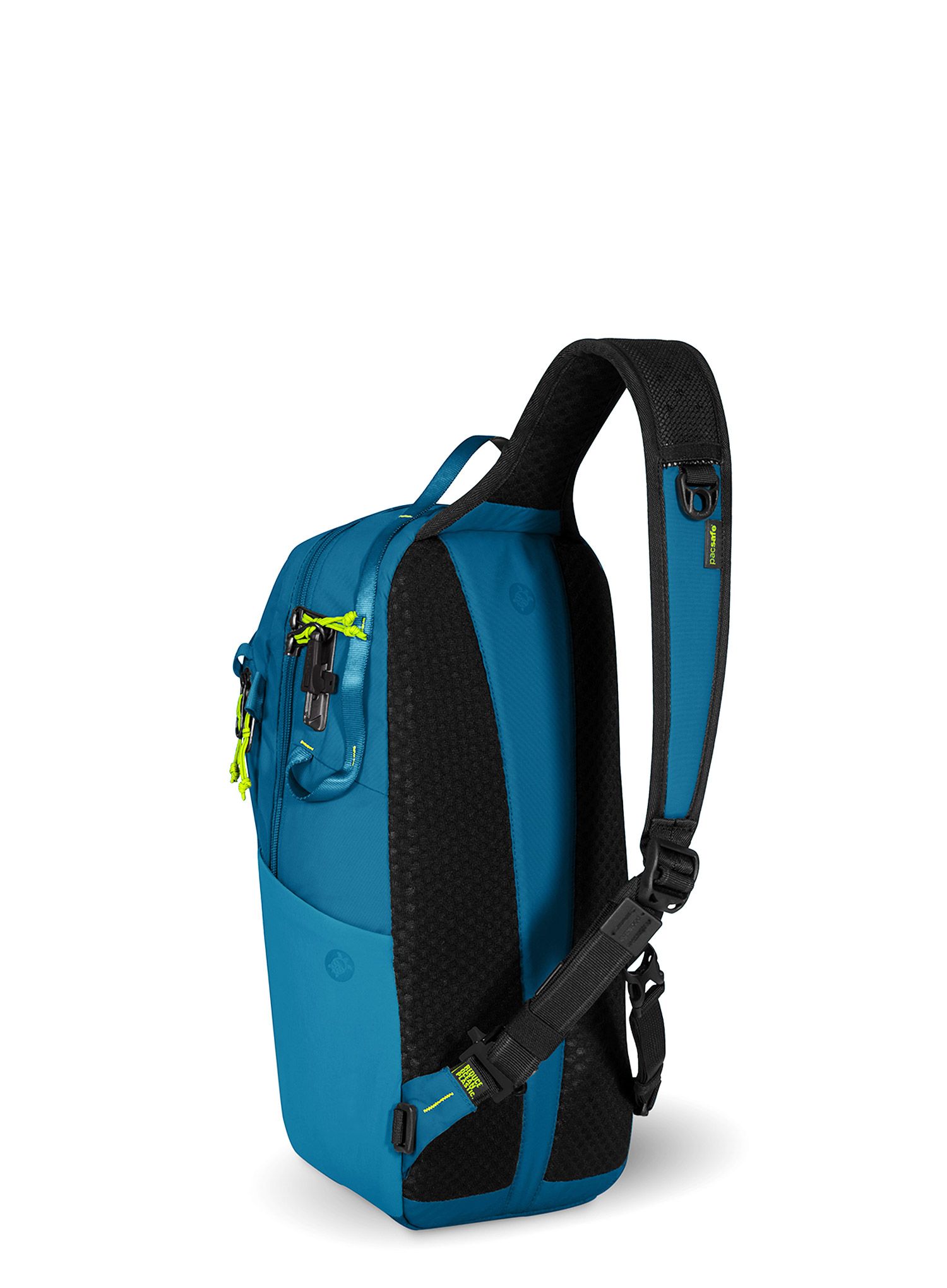 Mestský ruksak Pacsafe Eco 12 L Sling Backpack - tidal teal