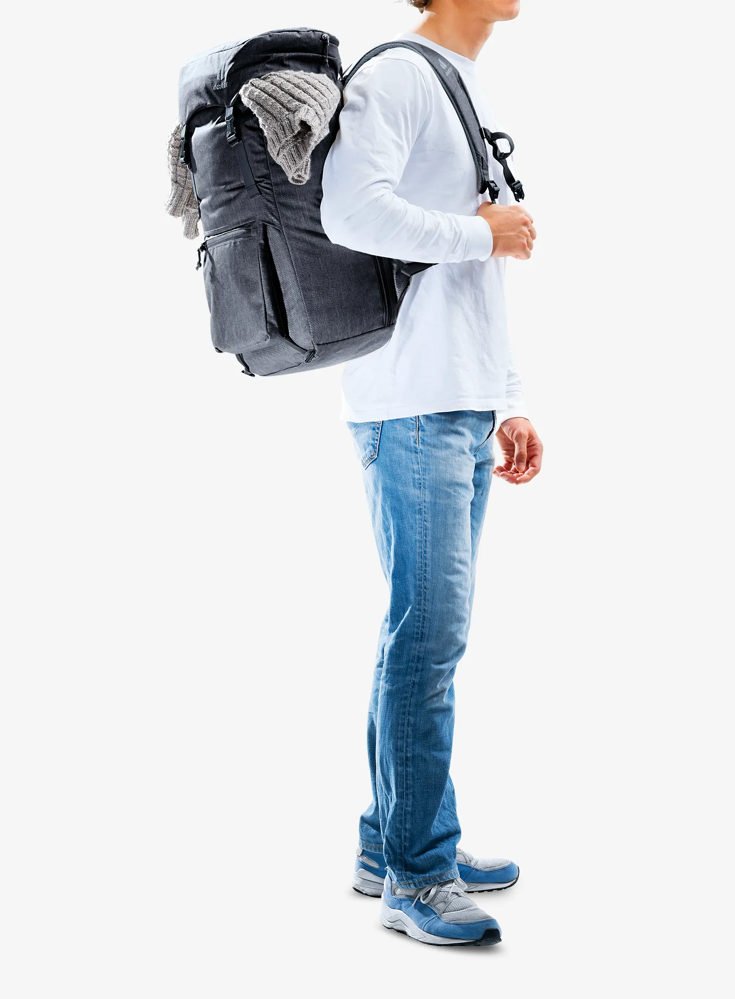 Batoh na notebook Deuter Walker 24 - black/black