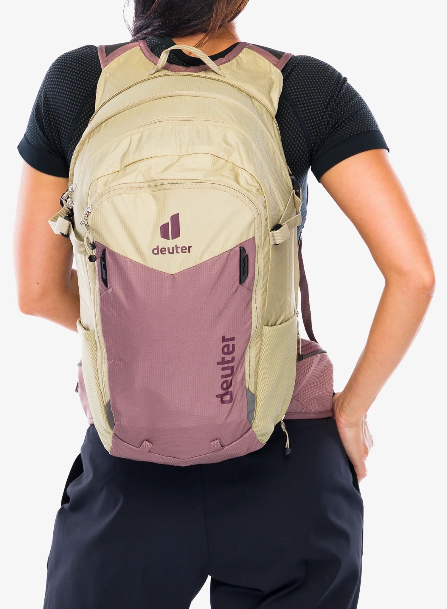 Batoh na bicykel dámsky Deuter Compact 12+3 SL - ashrose/desert