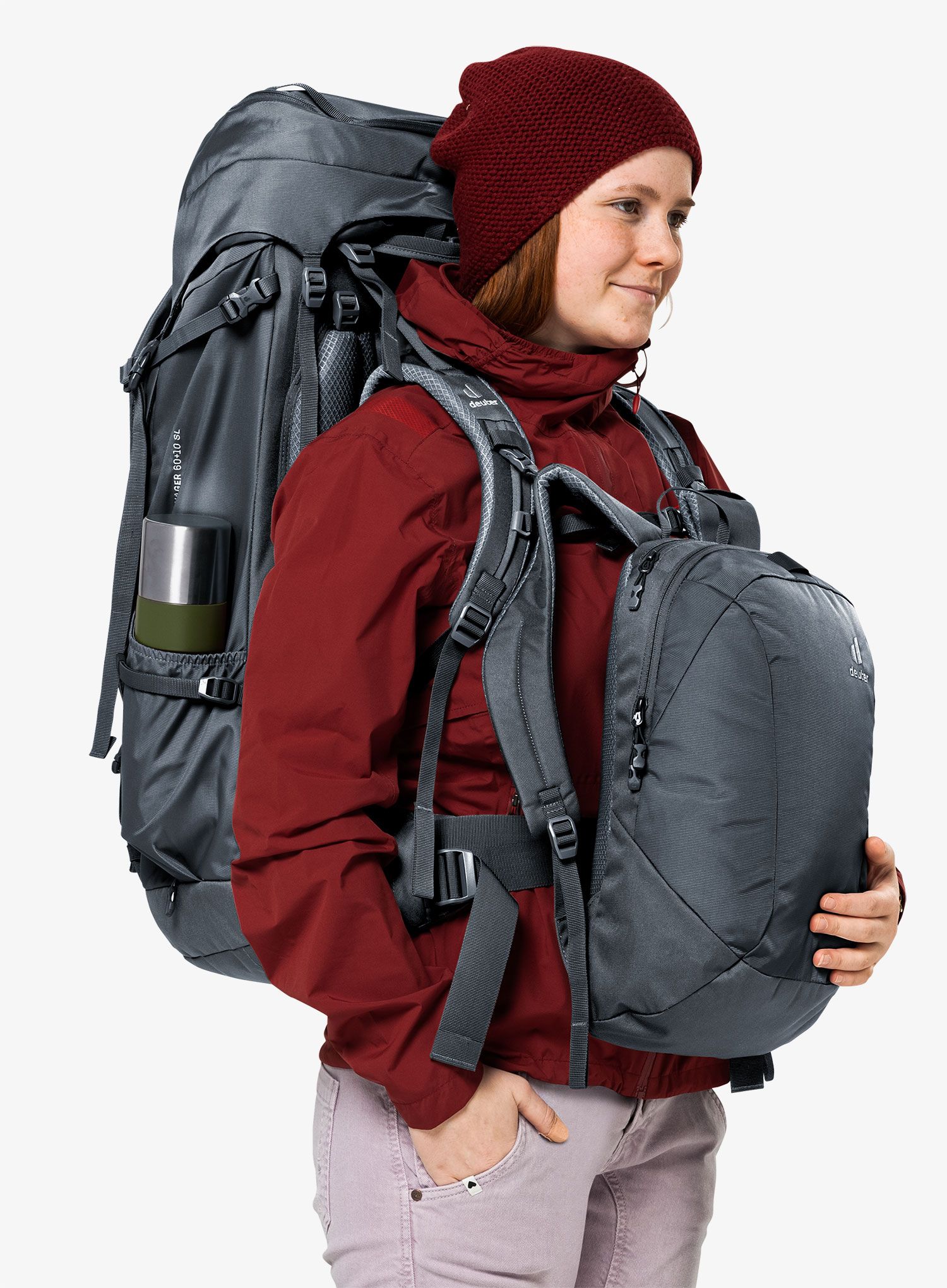 Dámsky cestovný batoh Deuter Voyager 60+10 SL - black