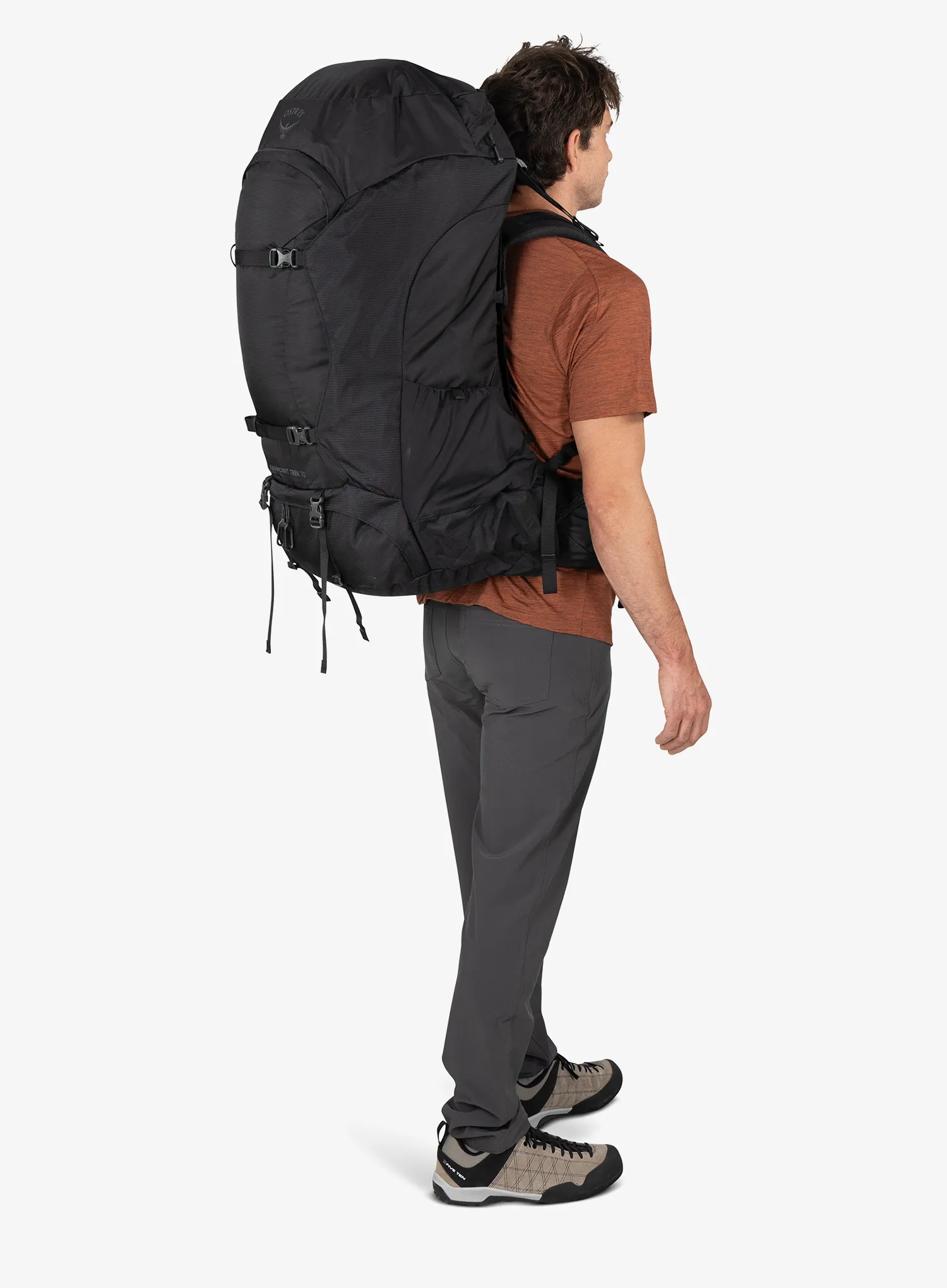 Cestovný batoh Osprey Farpoint Trek 70 - black/black