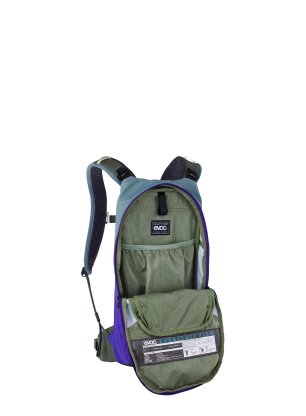 Cyklistický batoh Evoc Stage 6 - steel/violet/dark olive