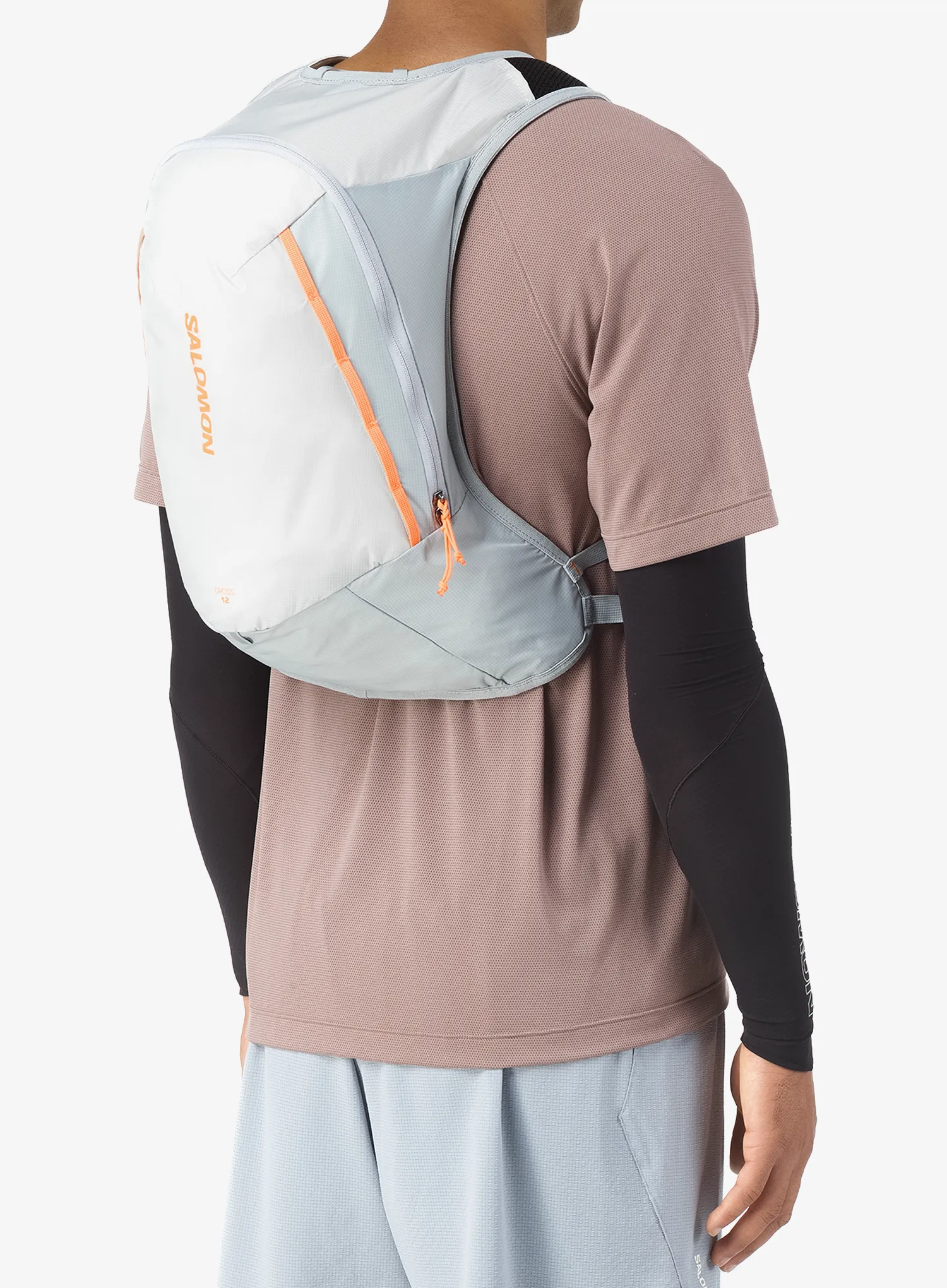 Batoh Salomon Cross 12 -  gray violet/quarry/nectarine