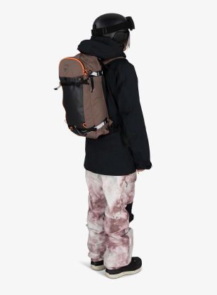 Skialpinistický batoh Osprey Sopris 25 - magma brown/raven black