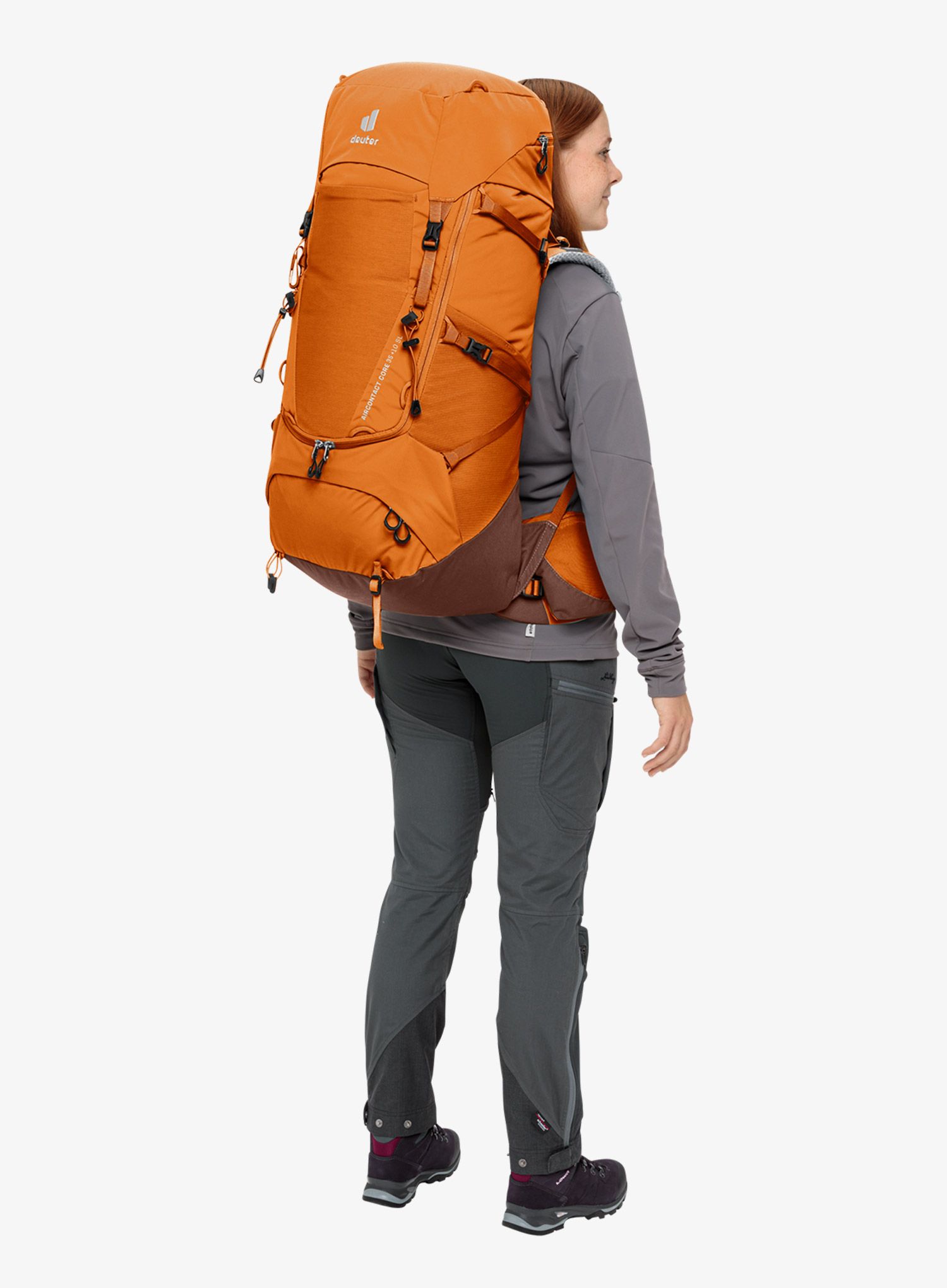Dámsky trekingový batoh Deuter Aircontact Core 35+10 SL - chestnut/umbra
