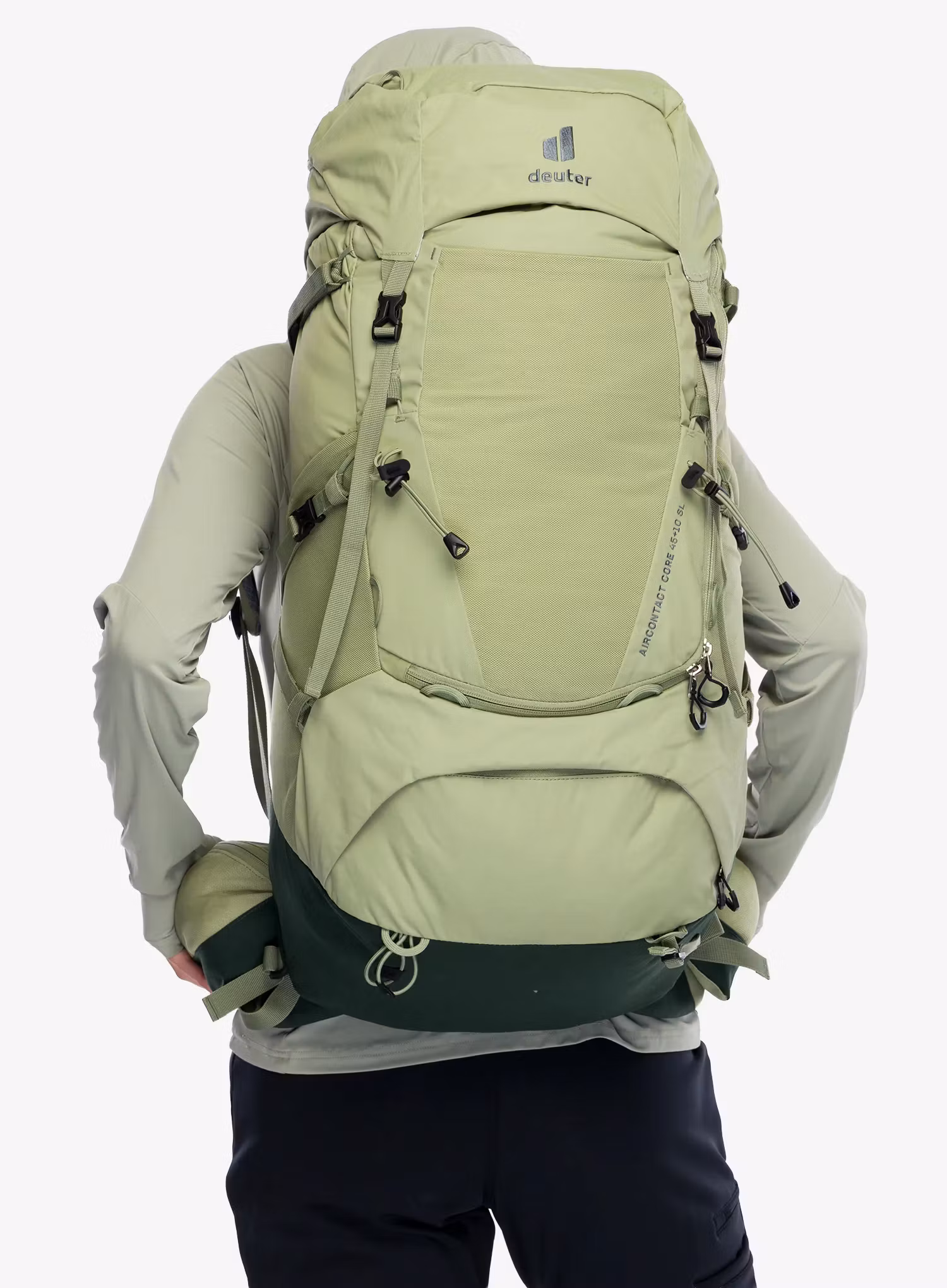 Dámsky trekingový batoh Deuter Aircontact Core 45 + 10 SL - grove/ivy