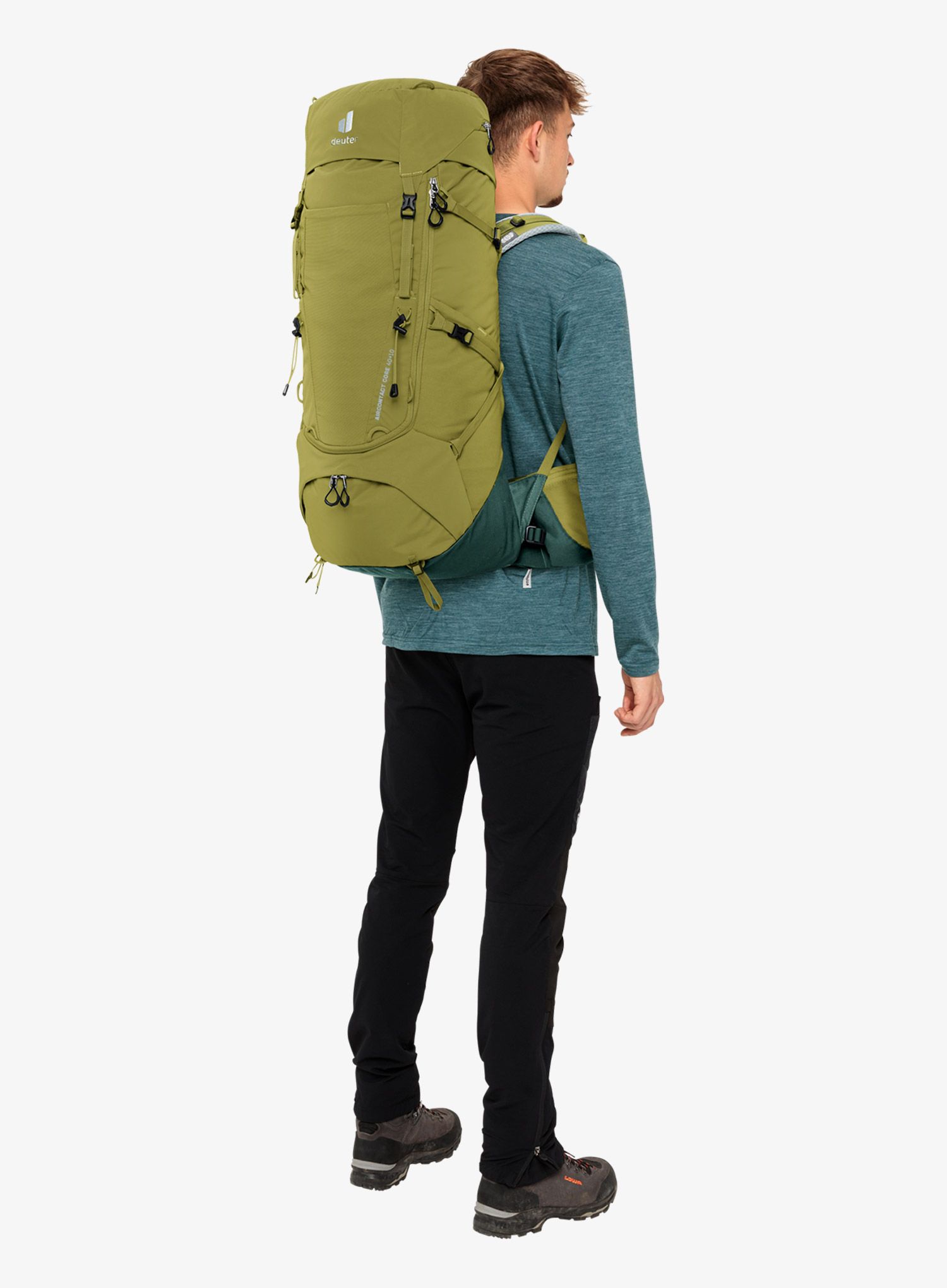 Trekingový batoh Deuter Aircontact Core 40+10 - cactus/ivy