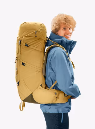 Trekingový batoh Deuter Aircontact Core 60+10 - savanna/nori