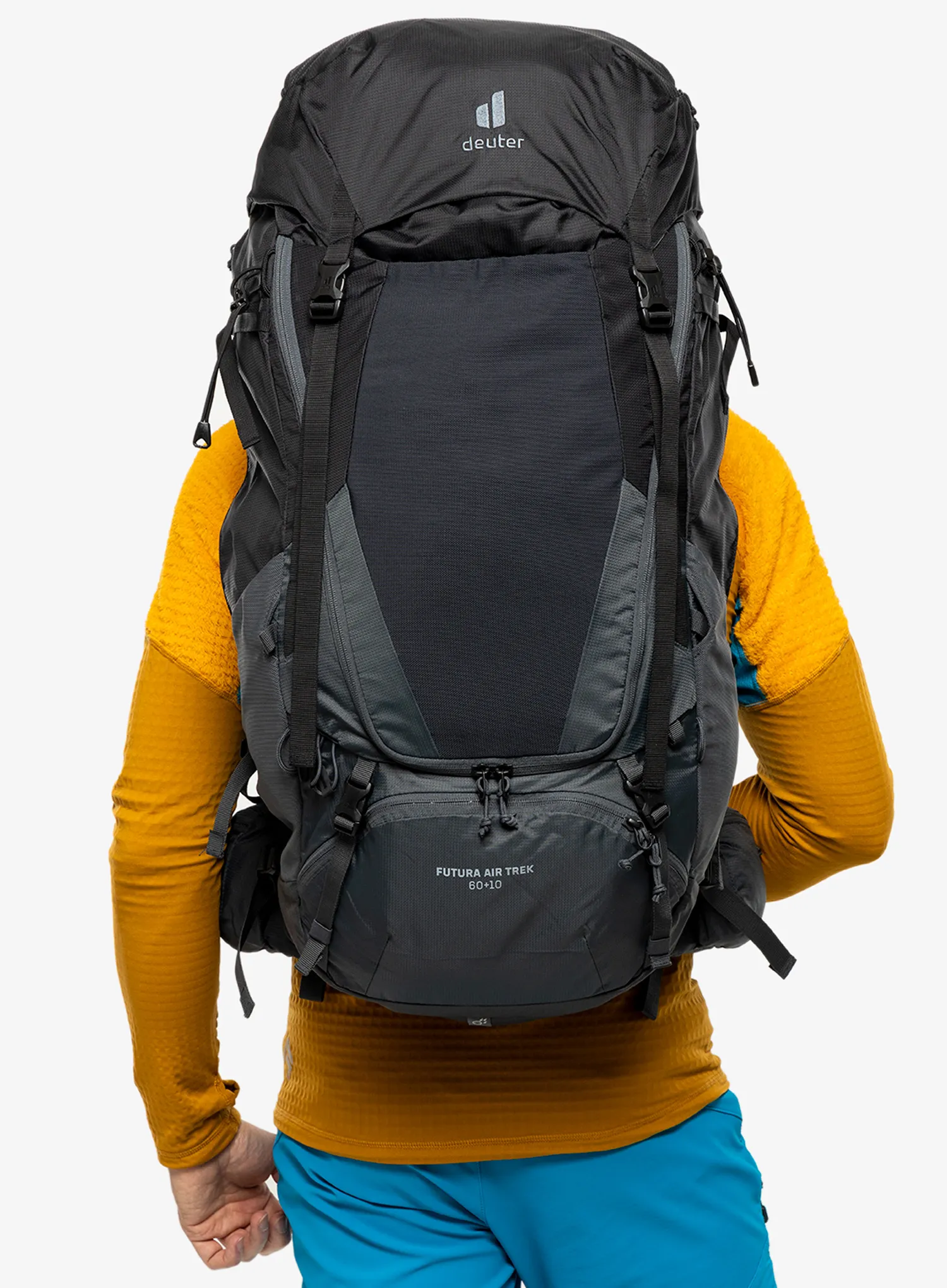 Trekingový batoh Deuter Futura Air Trek 60 + 10 - black/graphite