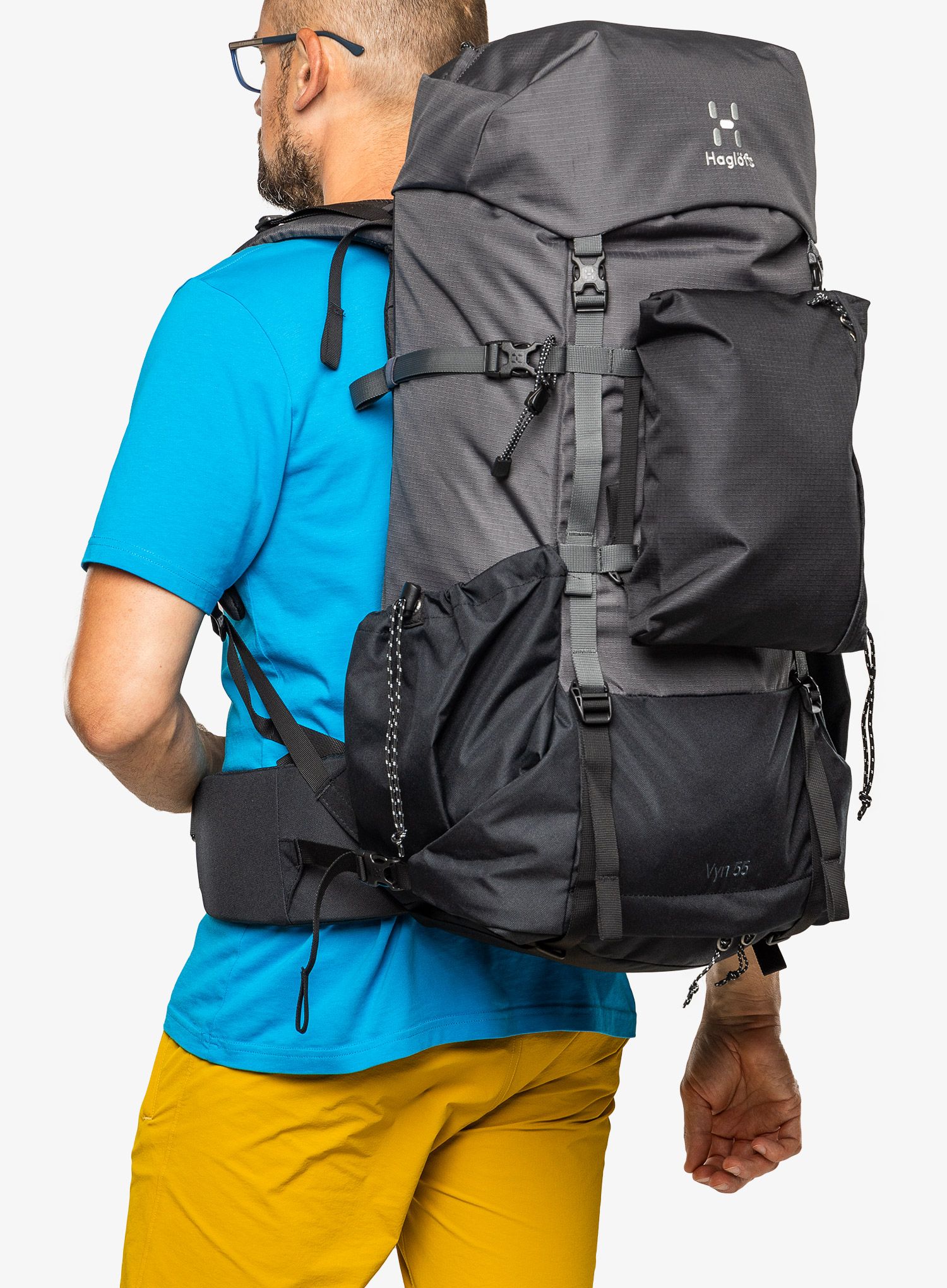Trekingový batoh Haglofs VYN 55 - magnetite/true black
