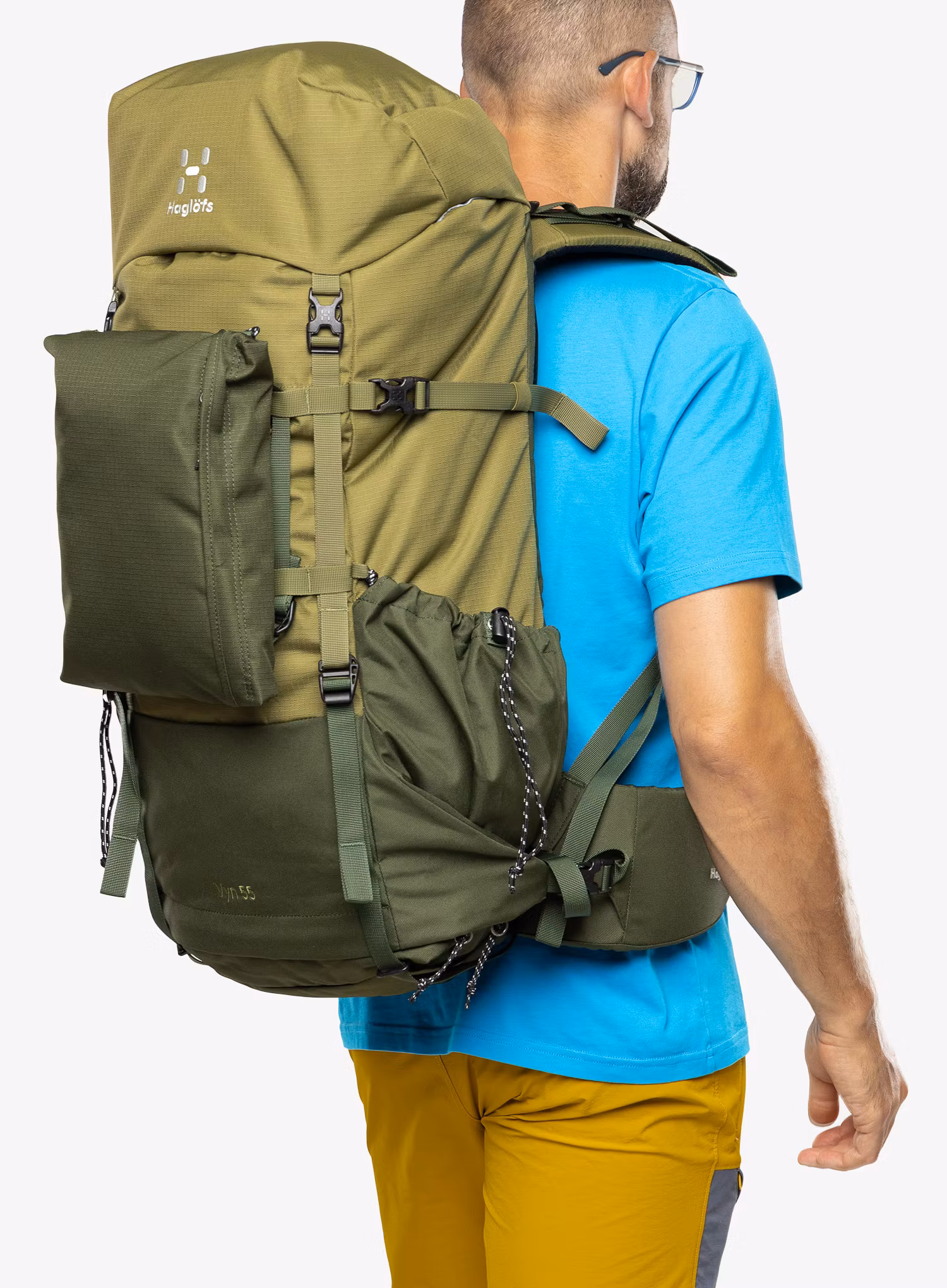 Trekingový batoh Haglofs VYN 55 - seaweed green/olive green