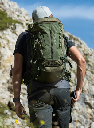 Turistický batoh Alpinus Otway 40 - olive